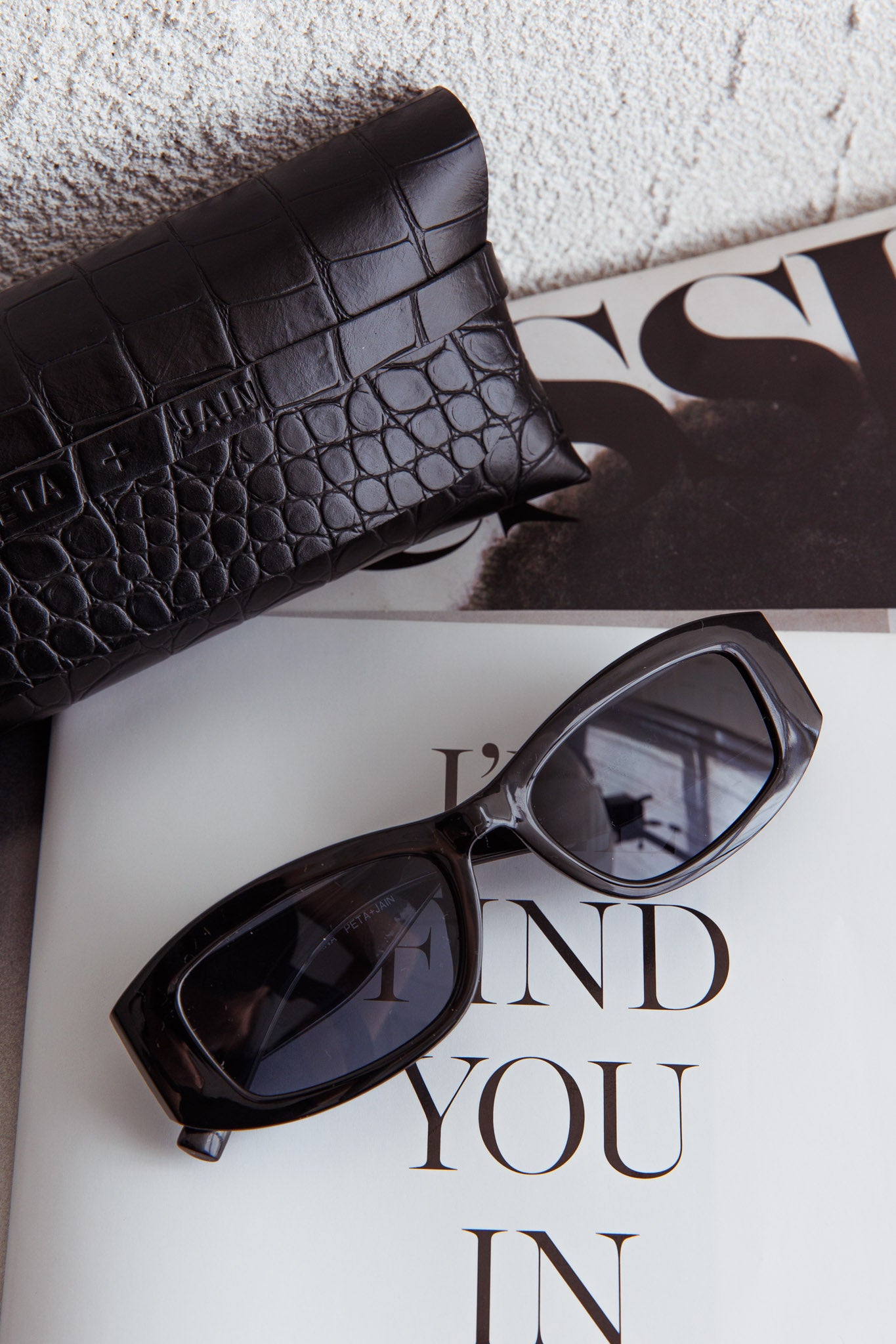 Peta And Jain Inez Sunglasses Black by Selfie Leslie
