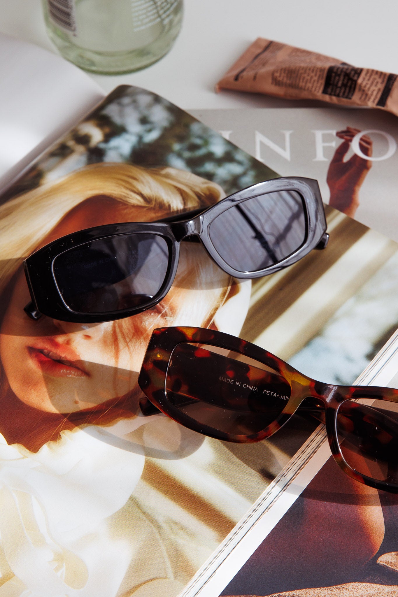 Peta And Jain Inez Sunglasses Black by Selfie Leslie