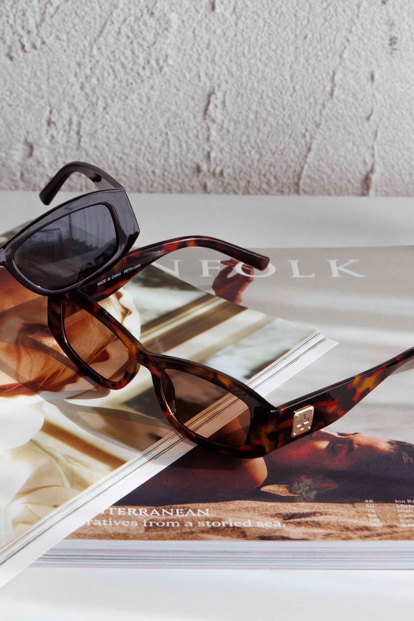 Peta And Jain Inez Sunglasses Tortoiseshell by Selfie Leslie