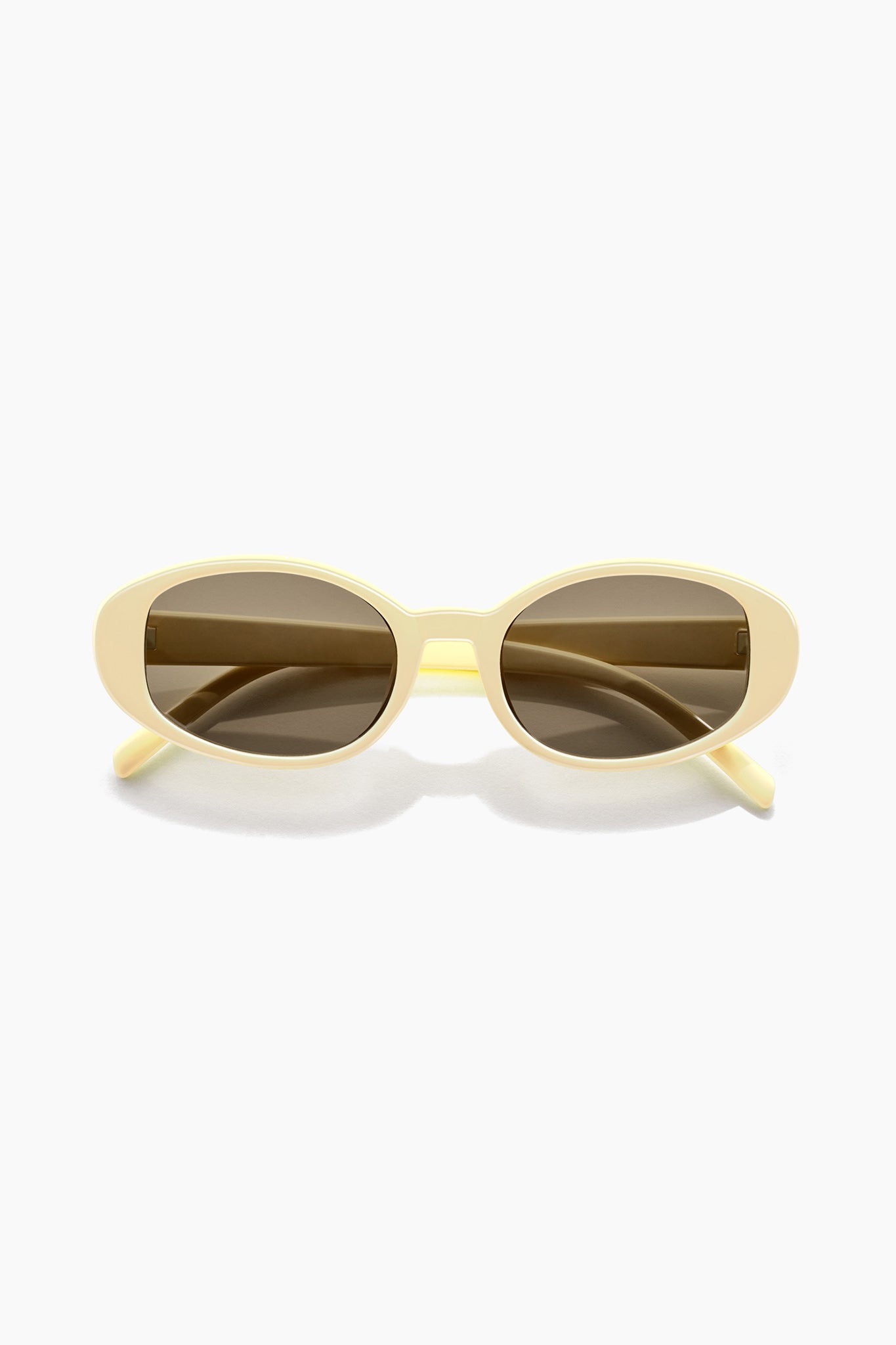 SZADE Sunglasses Downtown ; Buttercream/Sepia by Selfie Leslie