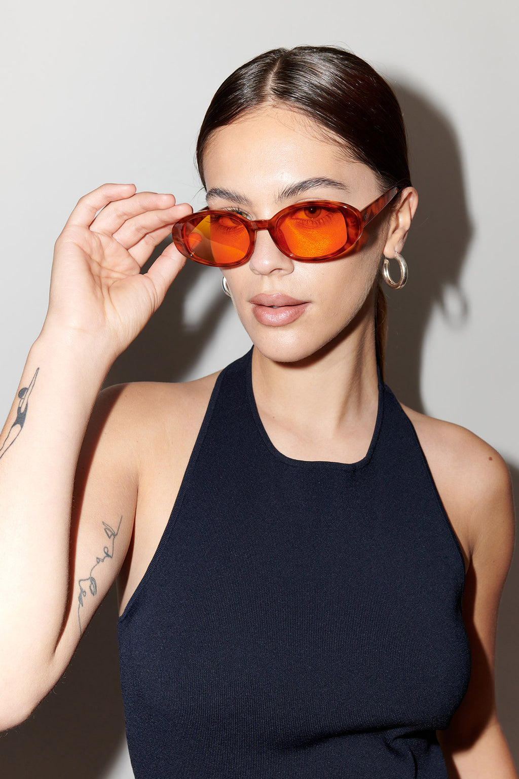 SZADE Sunglasses Downtown ; Marmalade/Persimmon by Selfie Leslie
