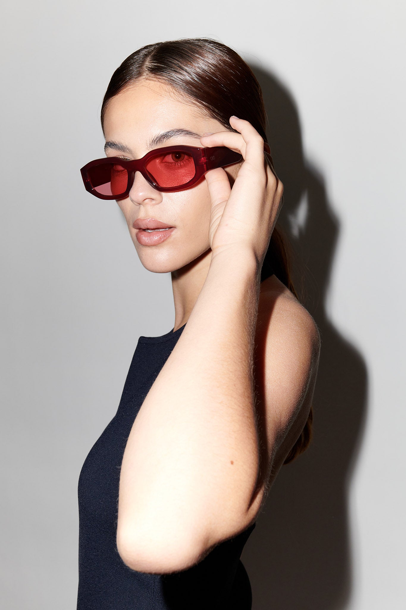 SZADE Sunglasses East Side ; Wild Cherry/Blush by Selfie Leslie