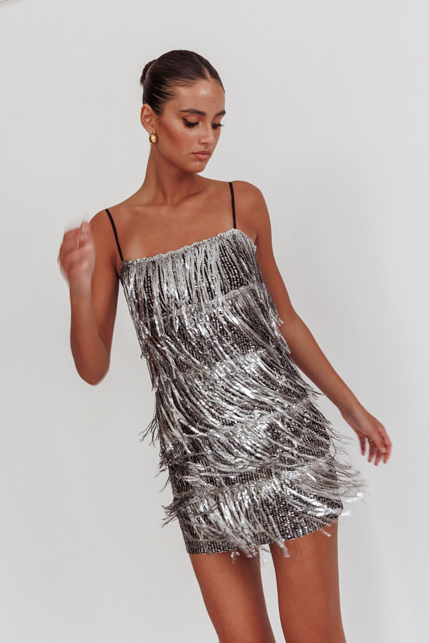 jaded london grey mini dress Maxing Hooded Mini Dress With Eyelets | Jaded London