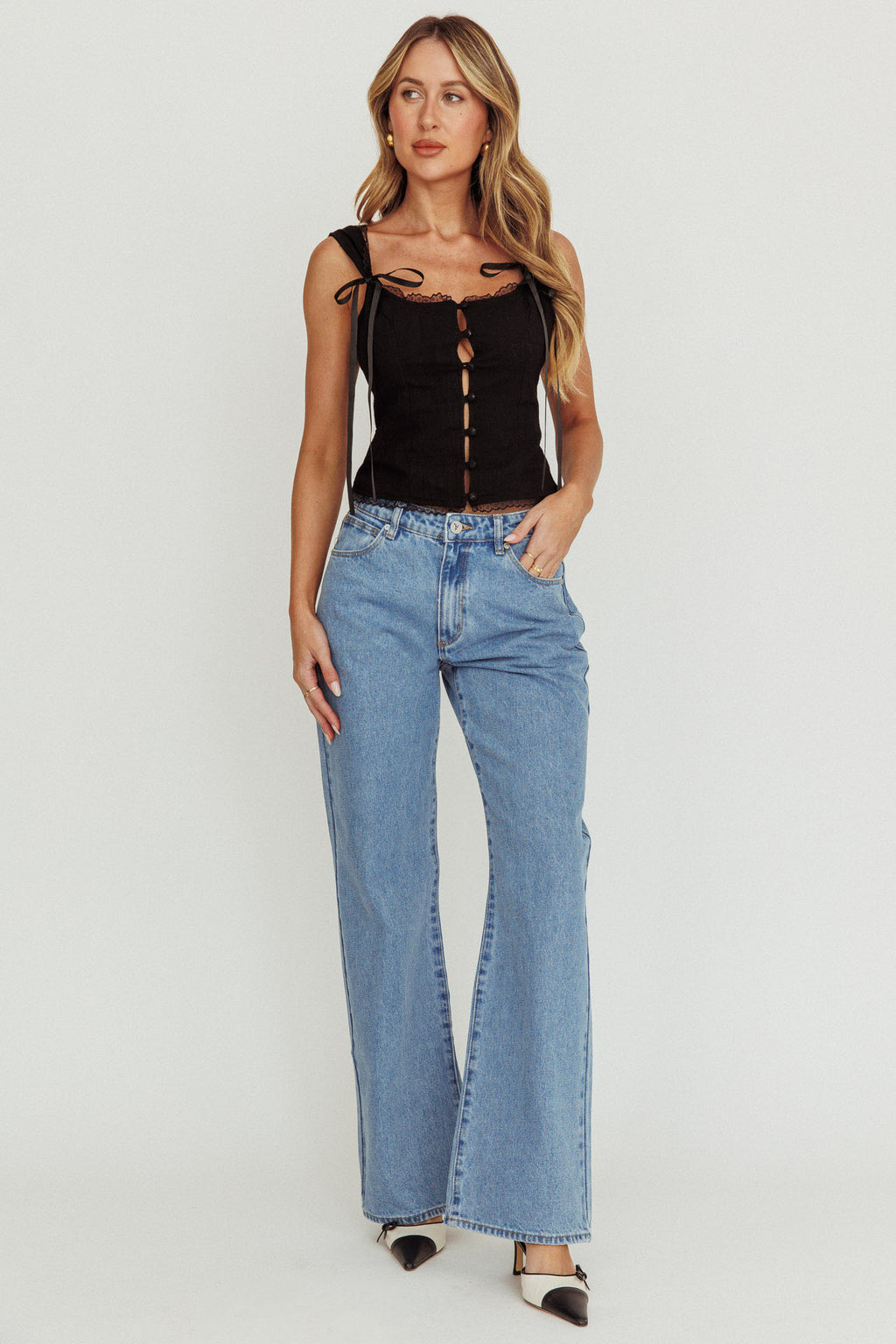 Abrand 95 Mid Baggy Gigi by Selfie Leslie