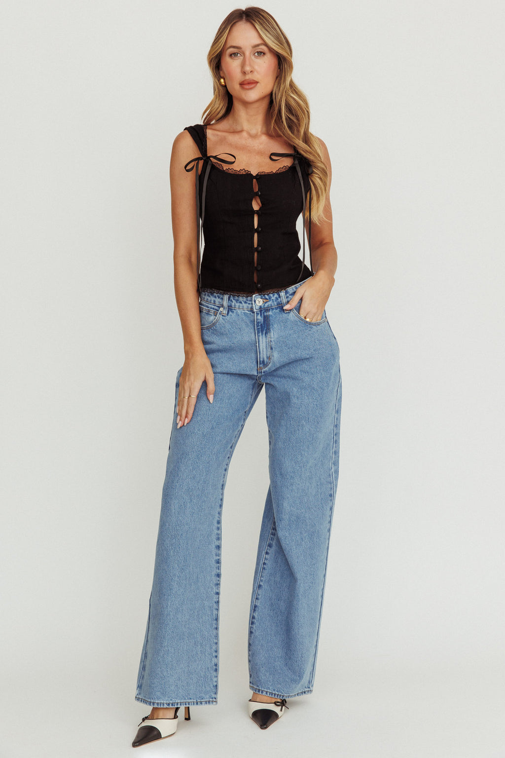 Abrand 95 Mid Baggy Gigi by Selfie Leslie