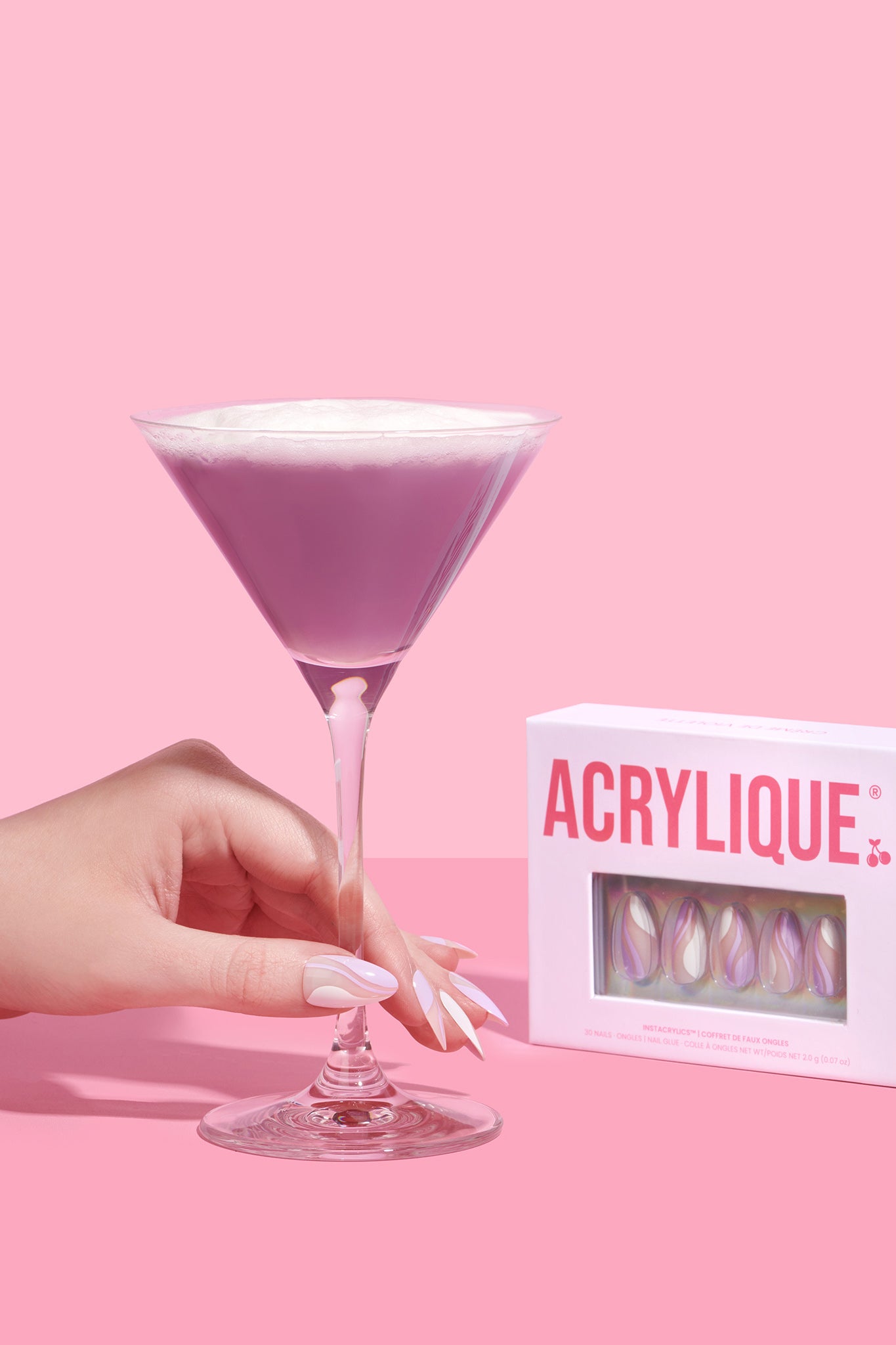 ACRYLIQUE Instacrylics Crème de Violette by Selfie Leslie