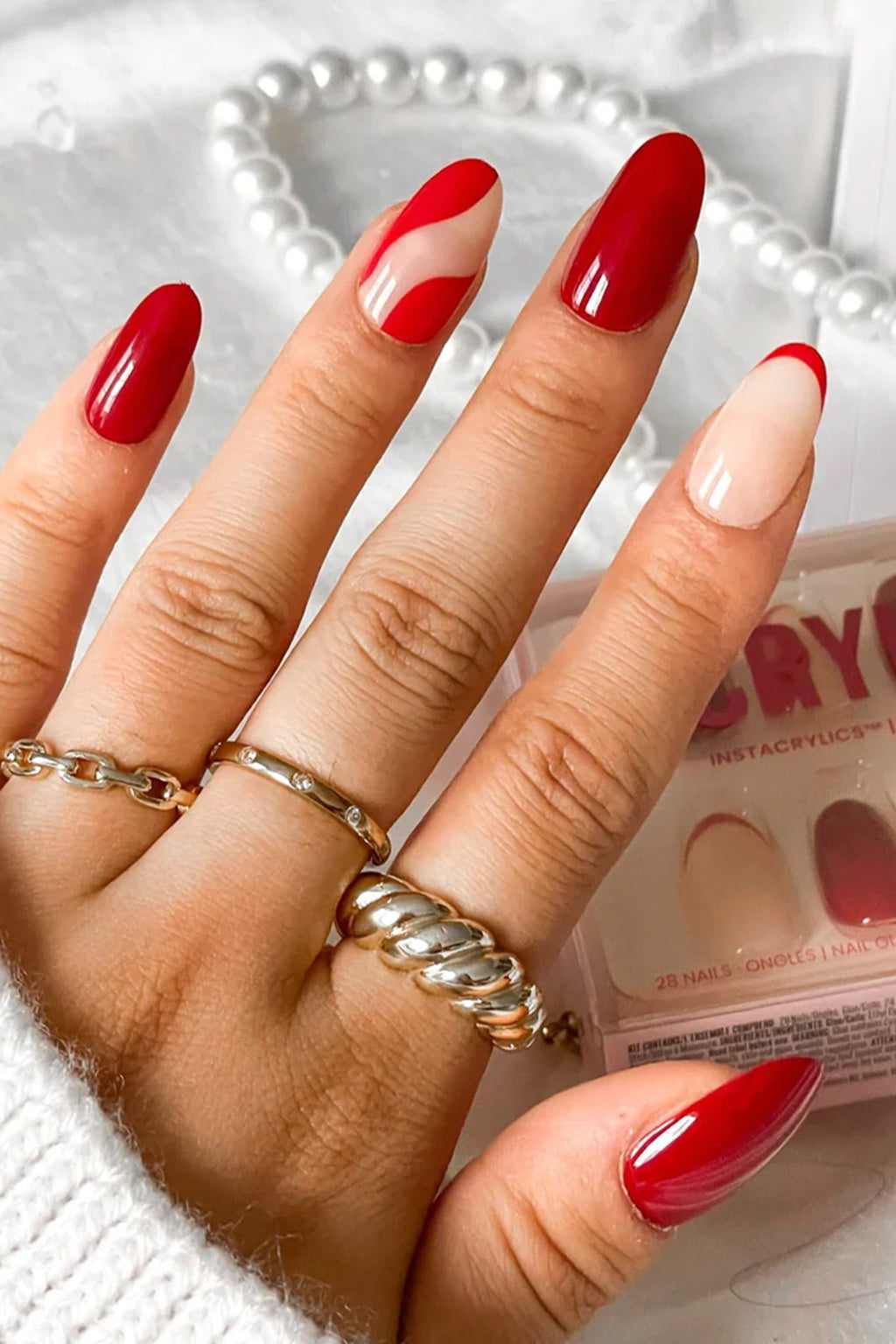ACRYLIQUE Instacrylics Candy Cane by Selfie Leslie