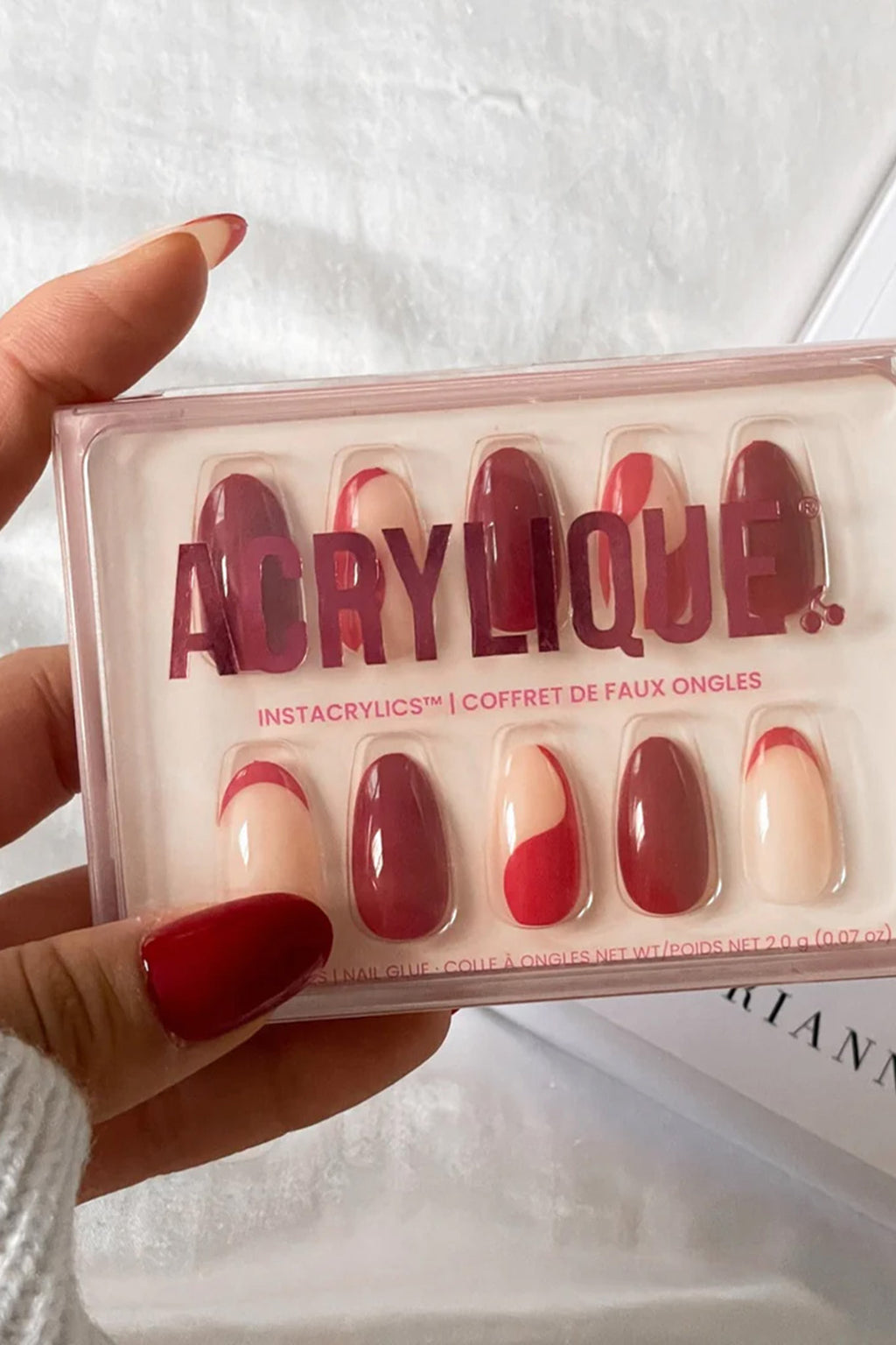 ACRYLIQUE Instacrylics Candy Cane by Selfie Leslie