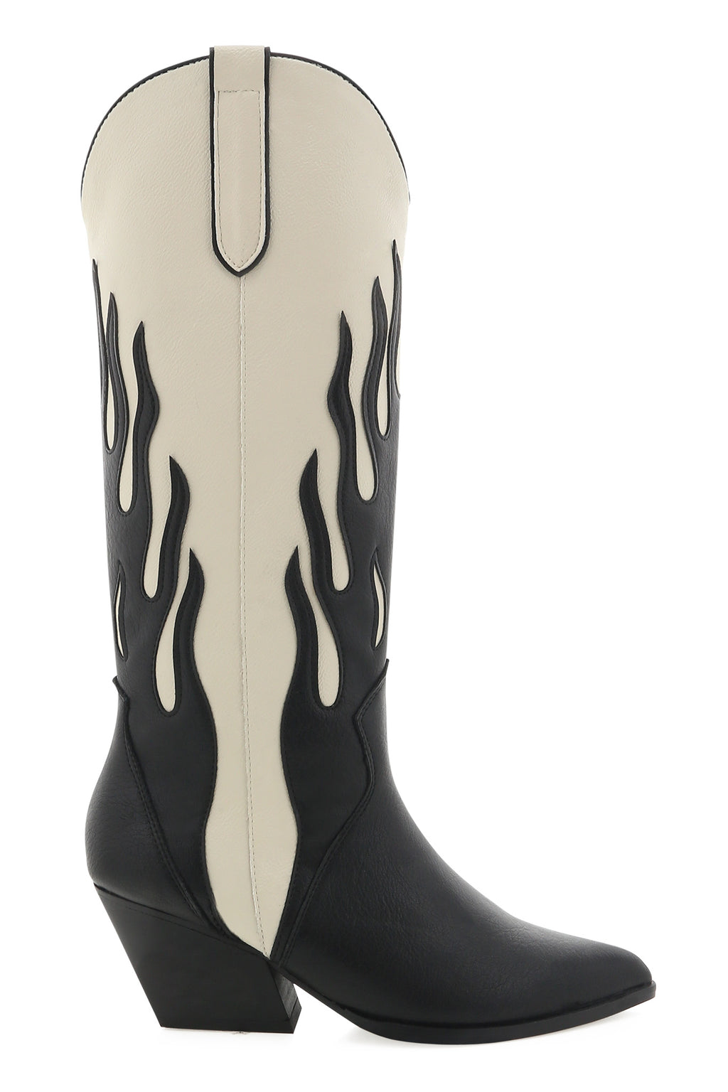 BiLLiNi Zarina Western Boots Black/Ivory by Selfie Leslie
