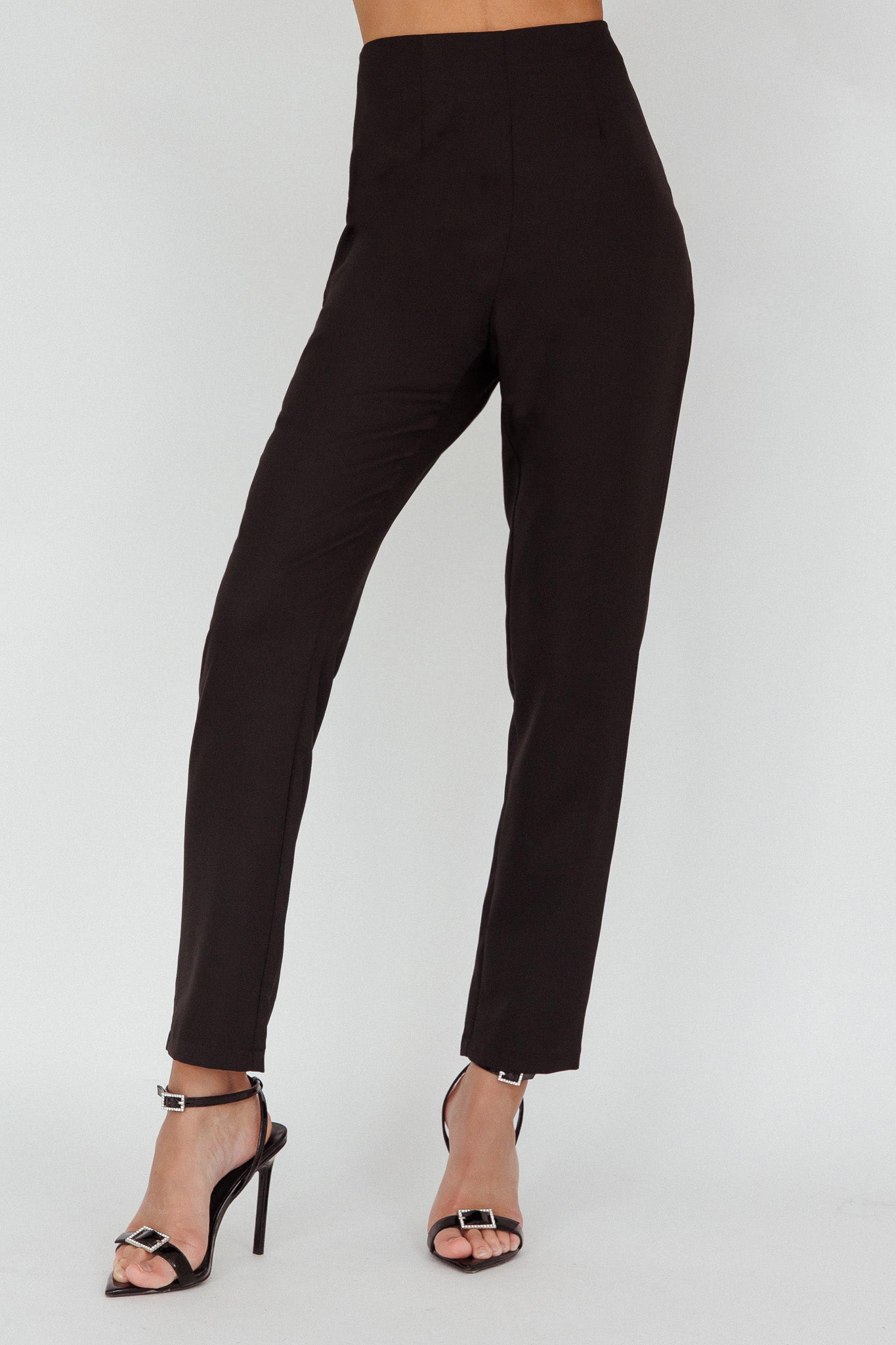 Moonlight Tango High Waist Pants Black by Selfie Leslie