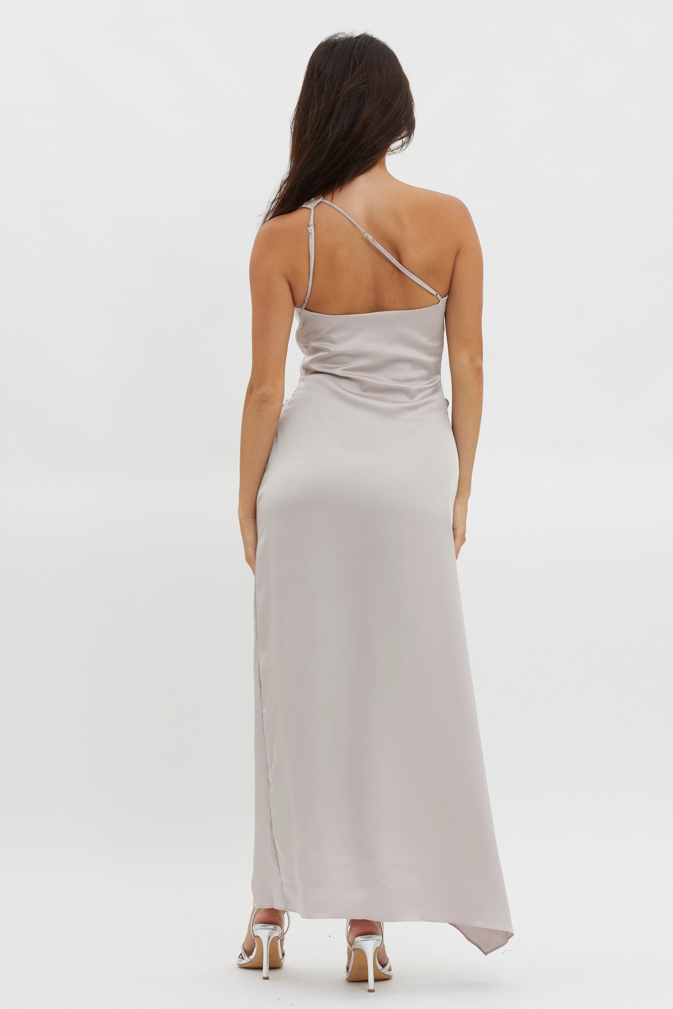 Salut One-Shoulder Midi Dress Prosecco - S Salut One-Shoulder Midi Dress Prosecco - S