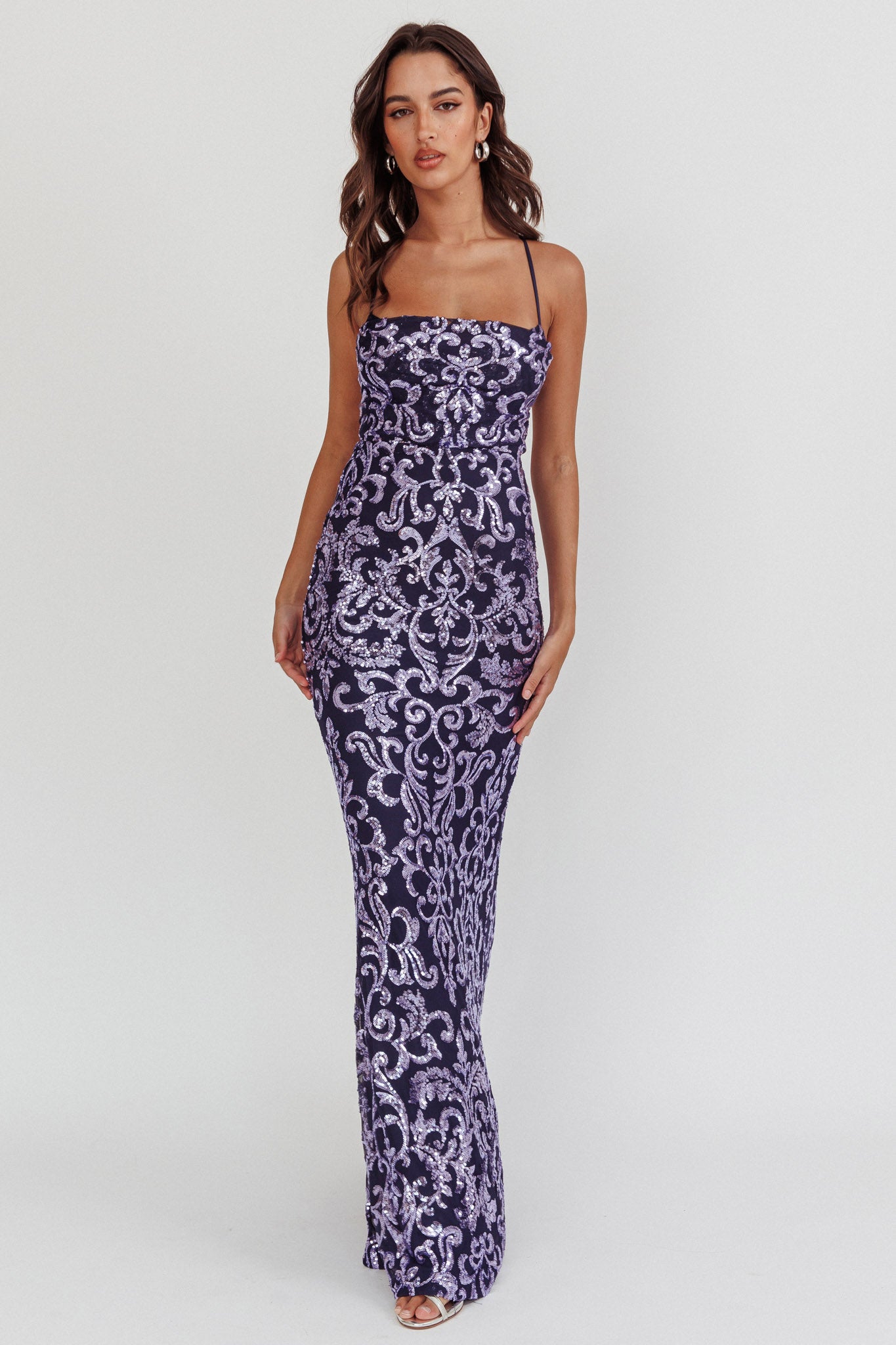 fitted lace wedding dress Rhié
