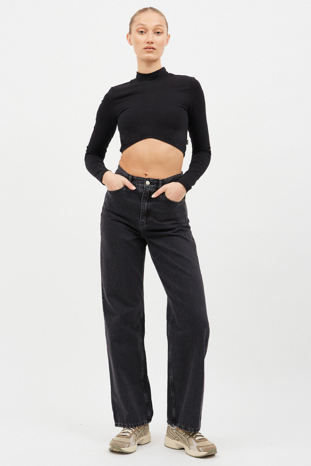 DR DENIM Echo Jeans Black by Selfie Leslie