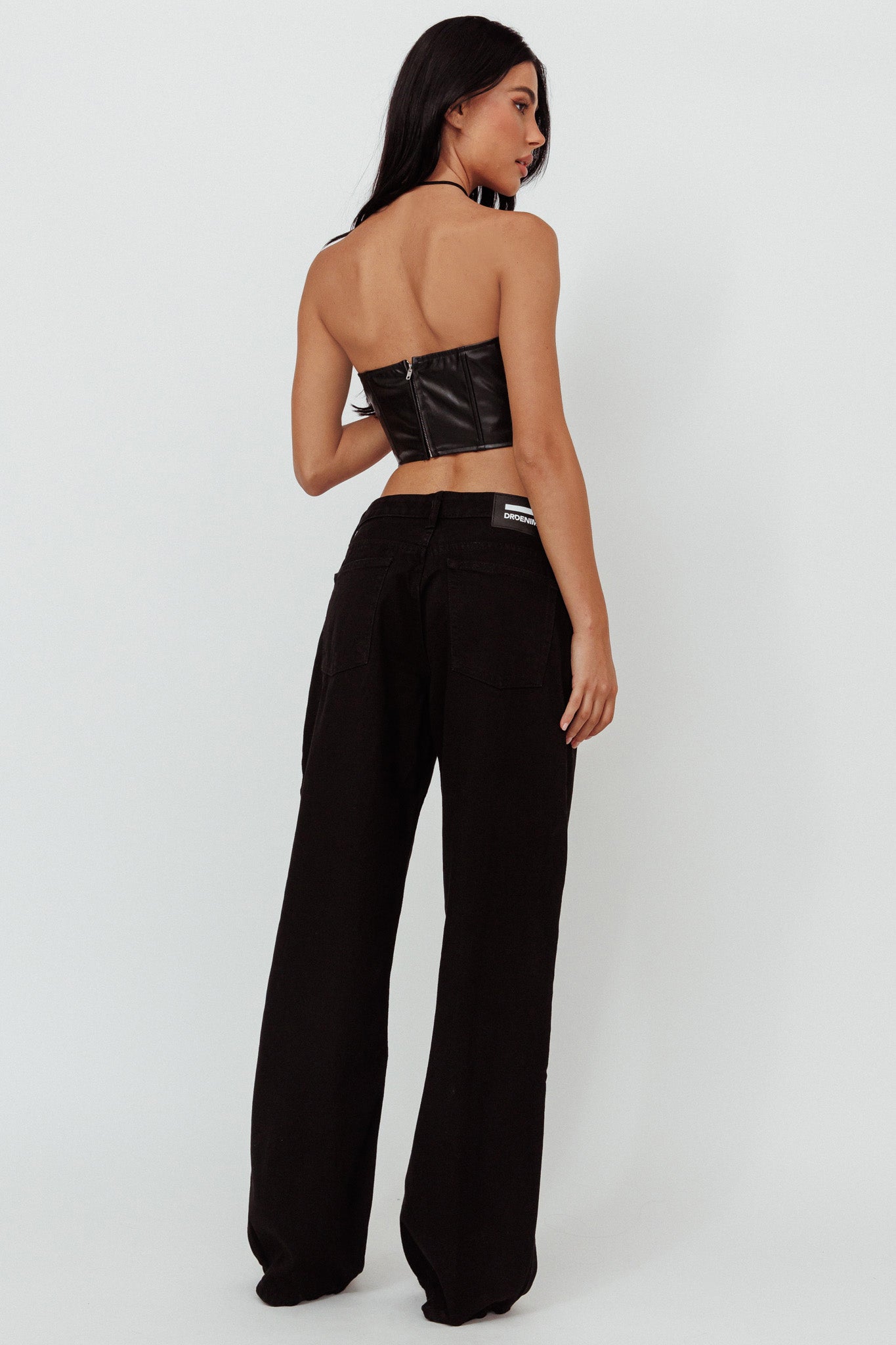 Dr Denim Hill Low Jeans Black by Selfie Leslie
