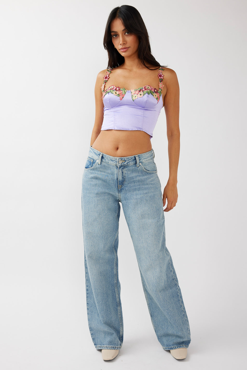 Dr Denim Hill Low Jeans Drift Light Blue by Selfie Leslie