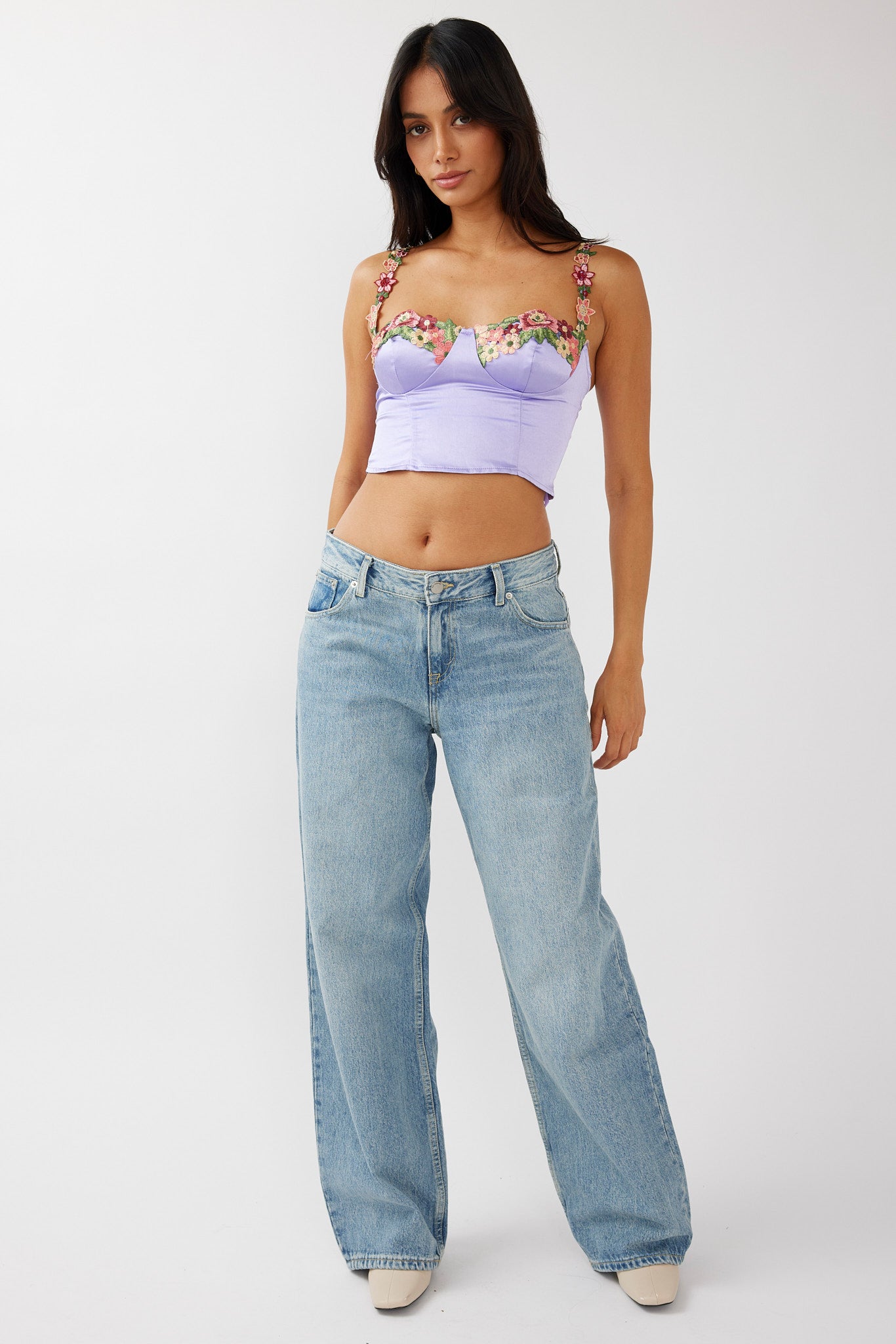 Dr Denim Hill Low Jeans Drift Light Blue by Selfie Leslie