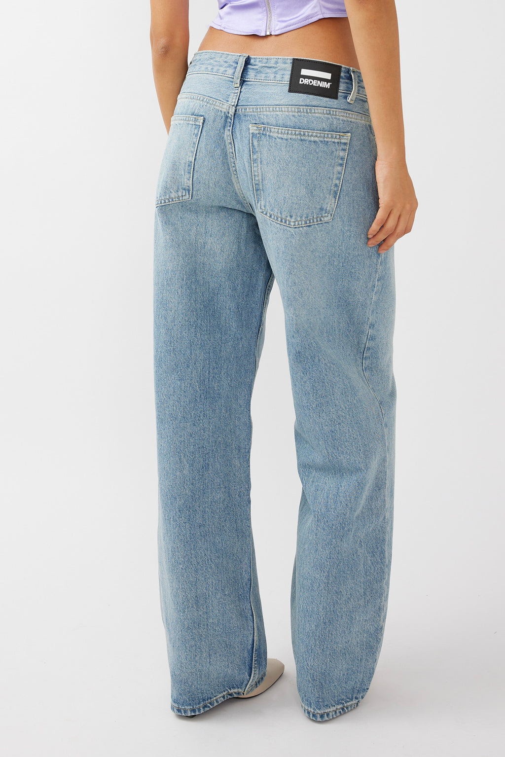 Dr Denim Hill Low Jeans Drift Light Blue by Selfie Leslie