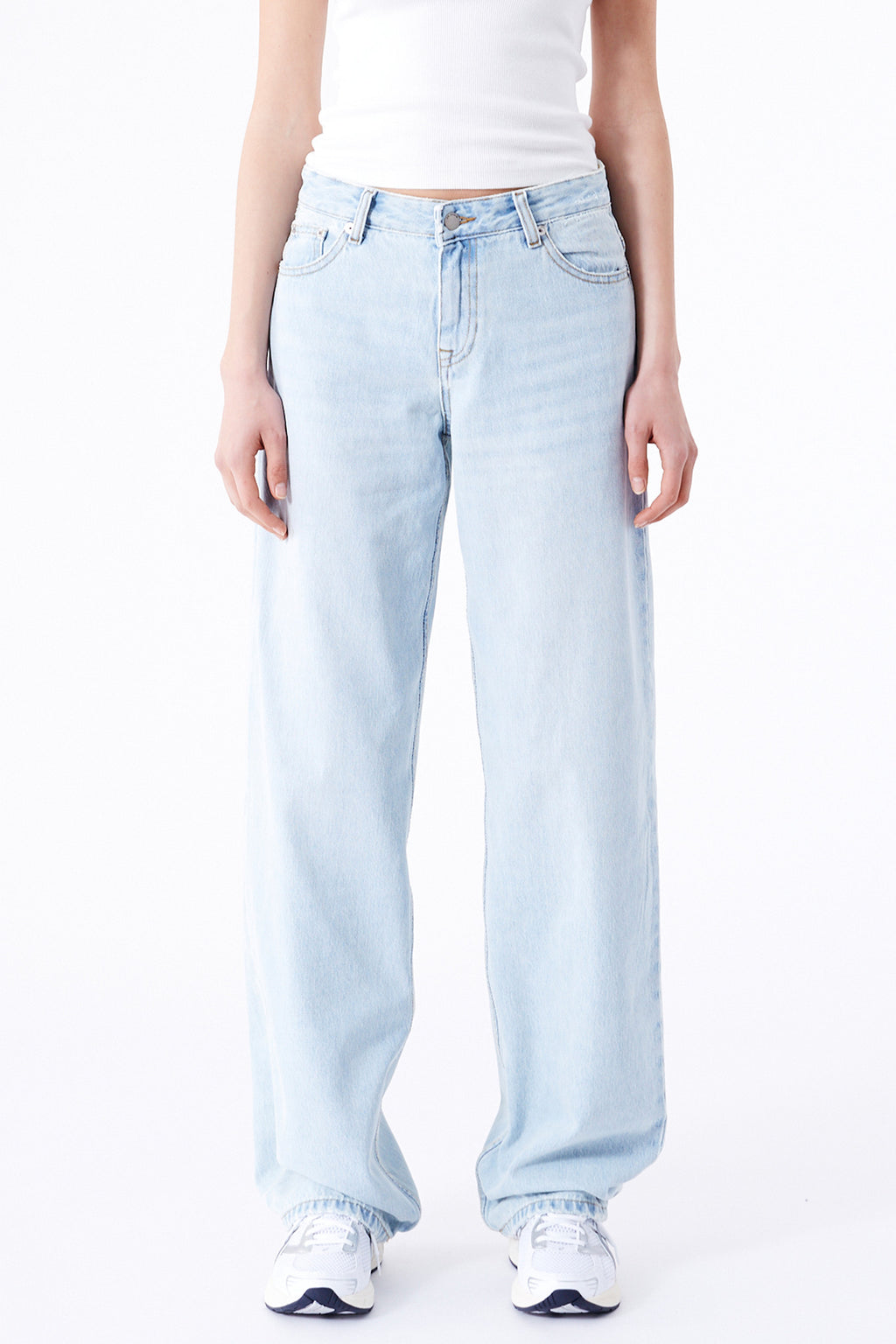 DR DENIM Hill Low Jeans Pale by Selfie Leslie