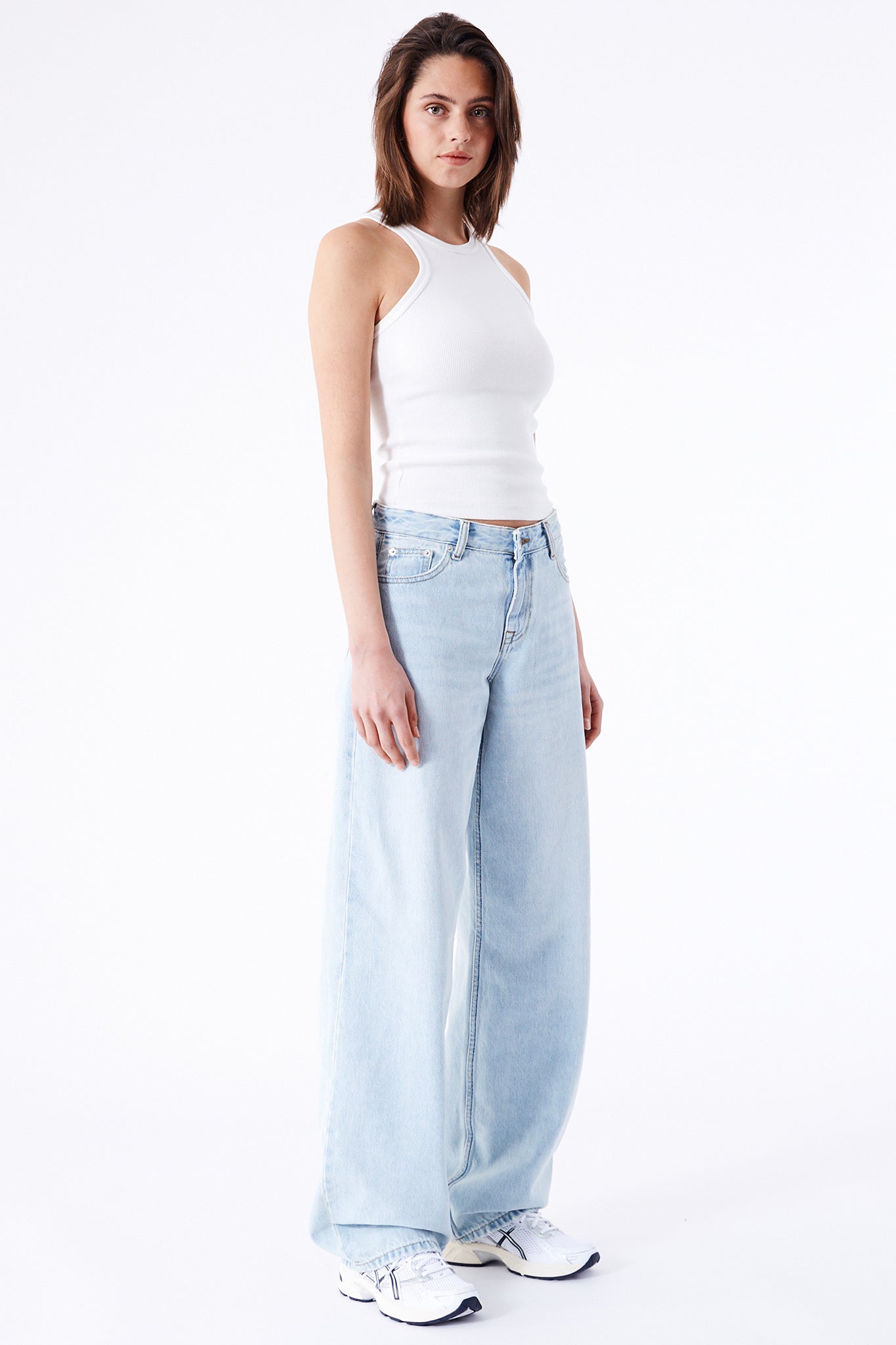 DR DENIM Hill Low Jeans Pale by Selfie Leslie