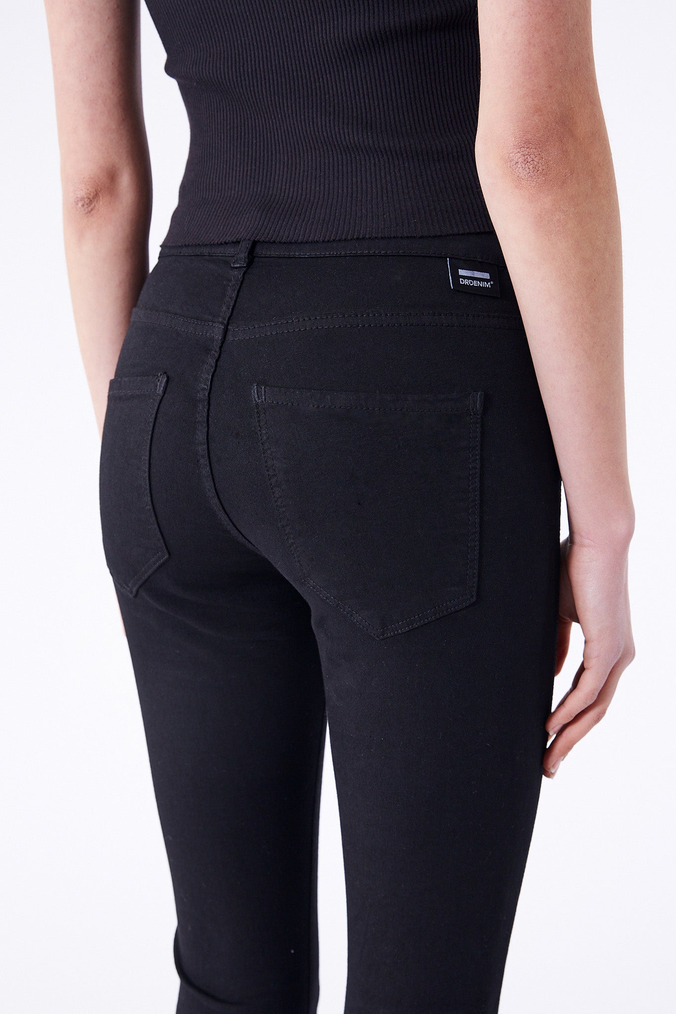 Ladies Jeans Dr Denim Black Skinny Jeans MyRunway Shop Dr Denim