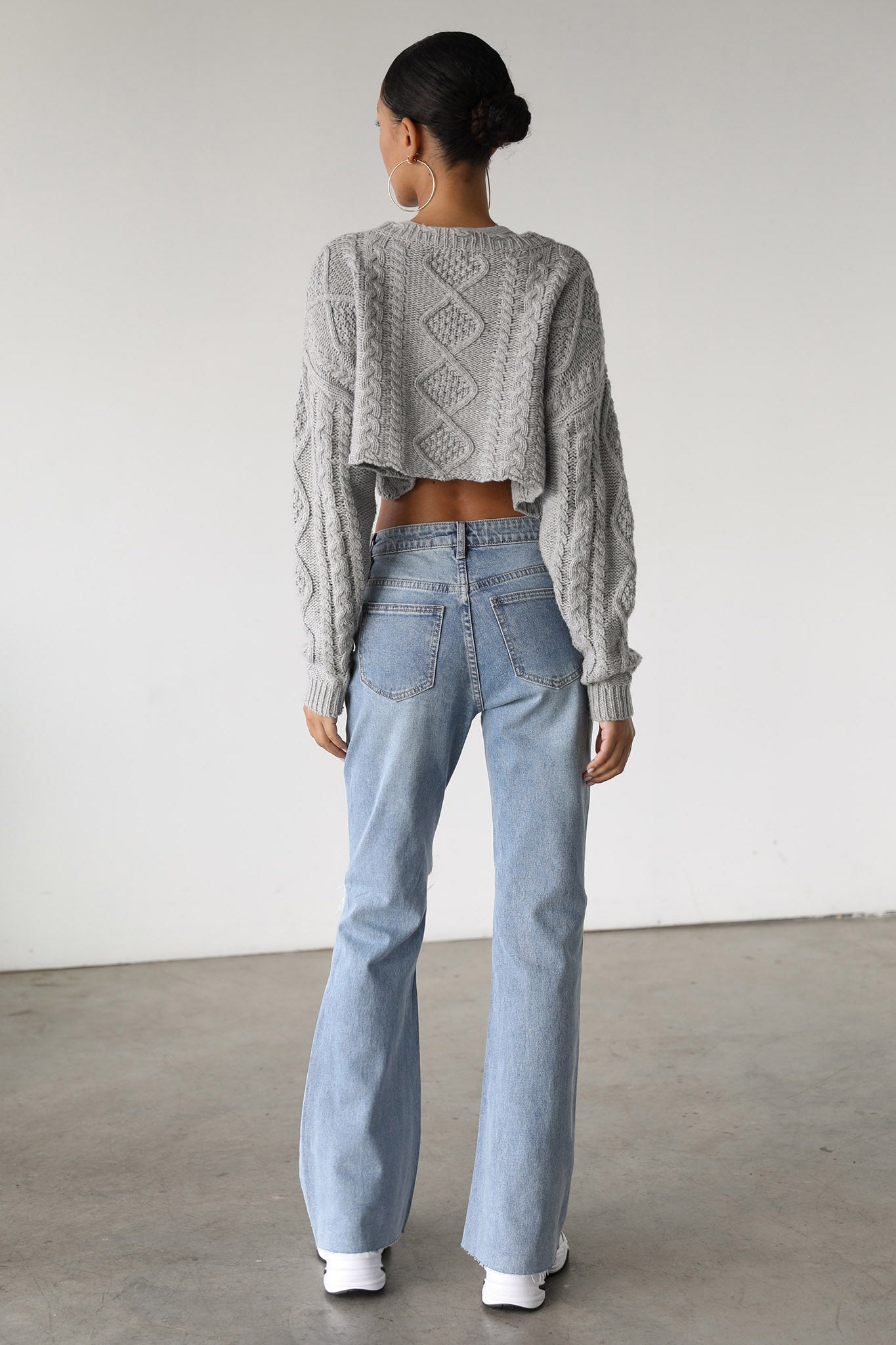 DOGMA High Rise Flare Denim Jeans Medium Wash by Selfie Leslie