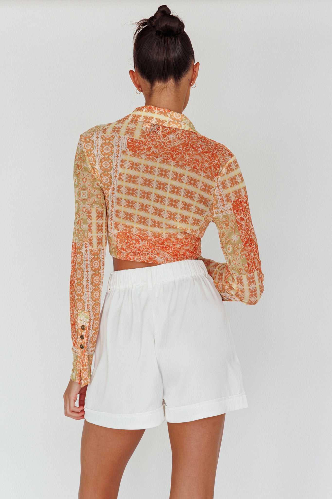 Maxeen Side Pocket Shorts White by Selfie Leslie