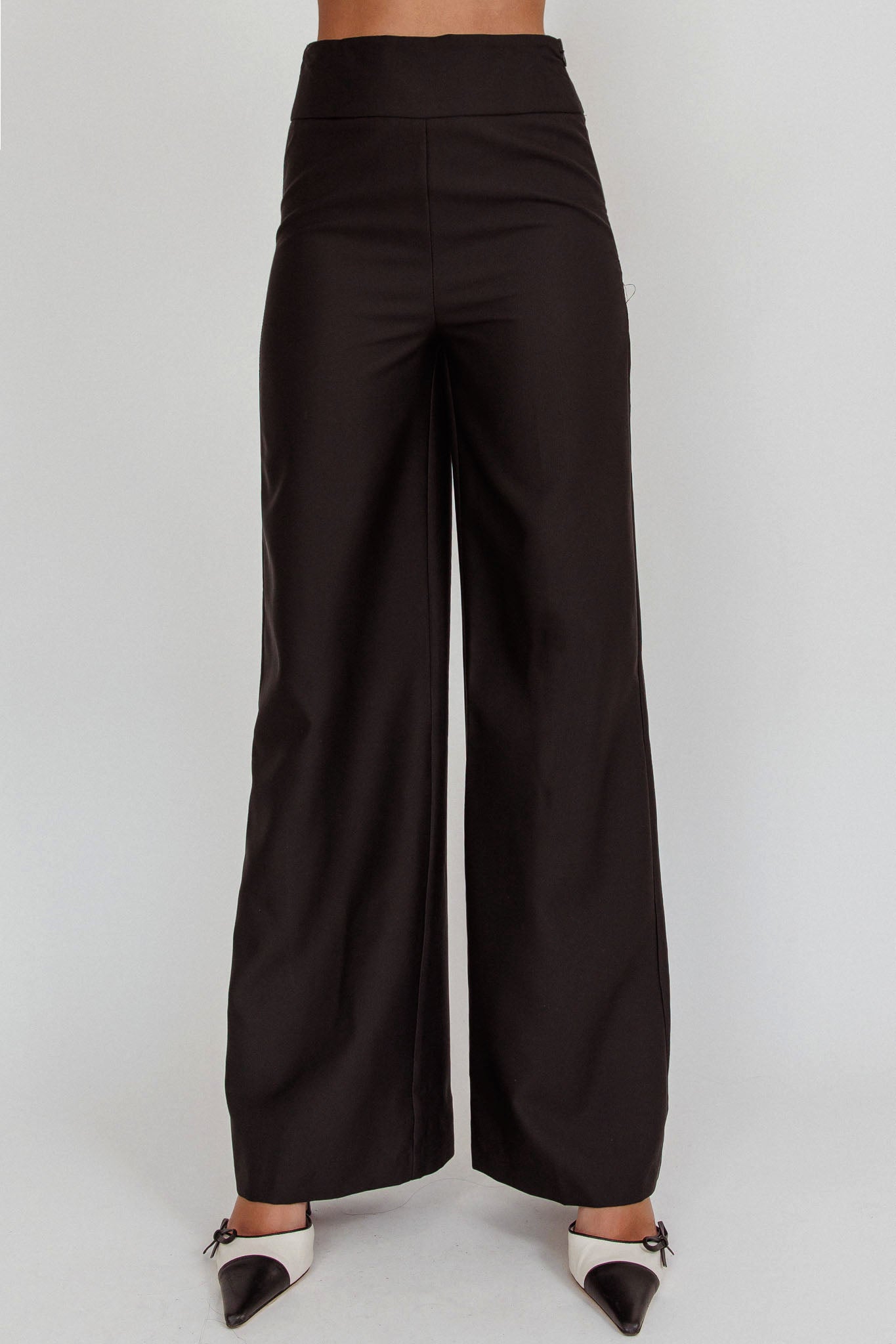 Nights Dream Wide Leg Pants Black by Selfie Leslie