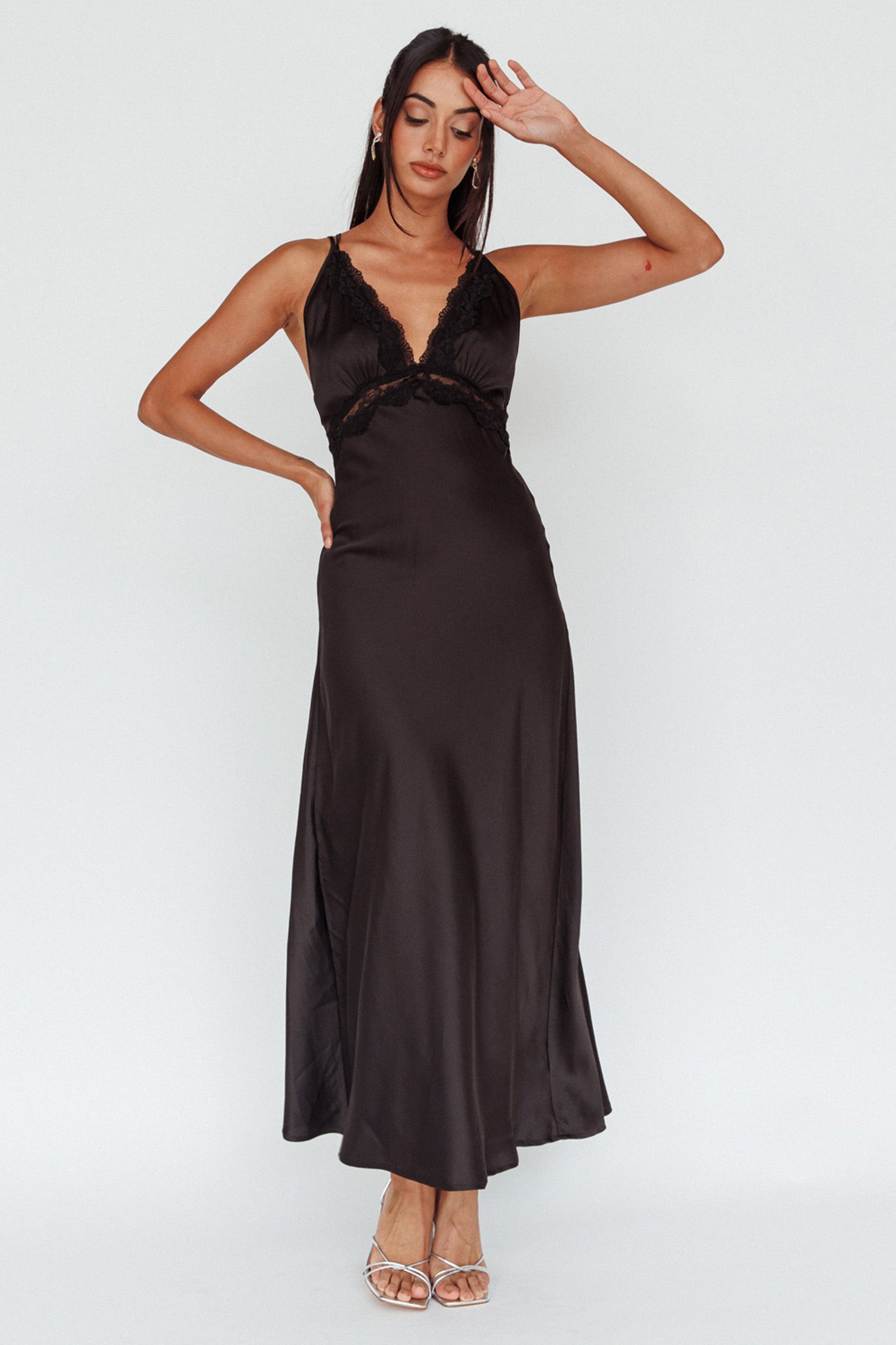midi lace formal black cocktail dress reviews Off Track | Black Bodycon Midi Dress With Sheer Sleeves