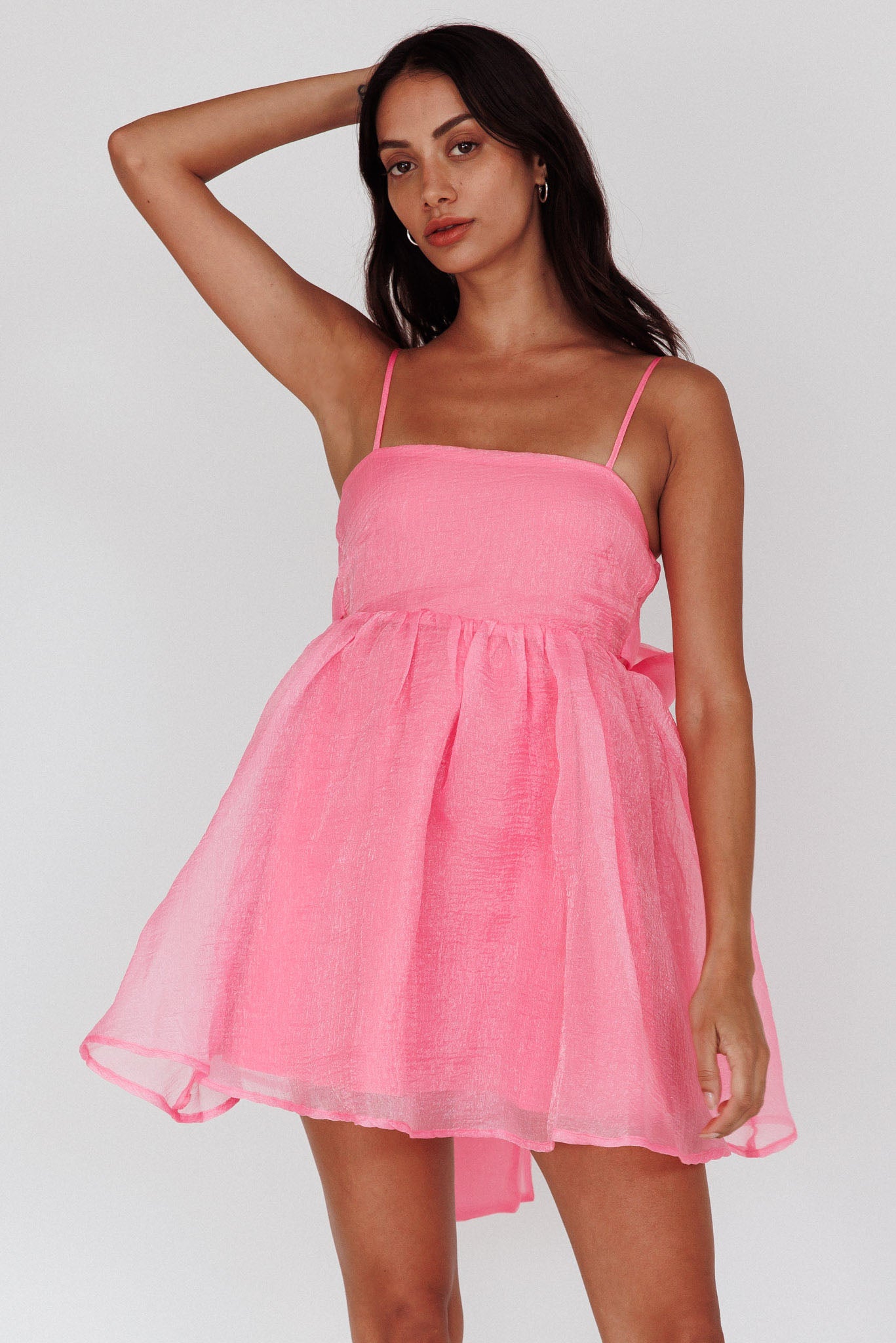 short pink babydoll dress pink babydoll dresses Pink Babydoll Dress, Pink / XS