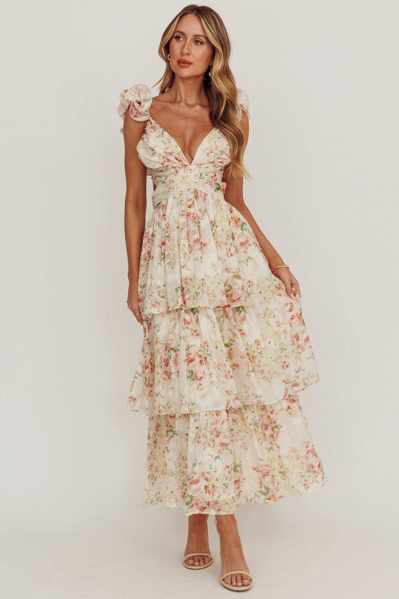 roselle maxi dress New with Tags LILLY PULITZER Let's get wild engineered Roselle Maxi Dress SZ 00