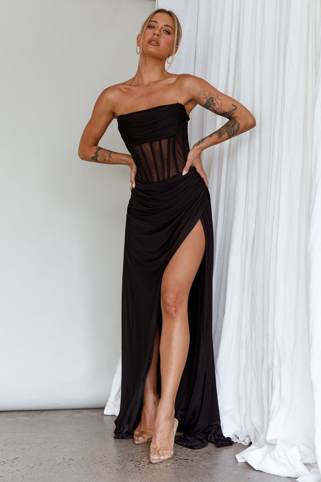 Don't Want To Be Apart Maxi Dress Black
