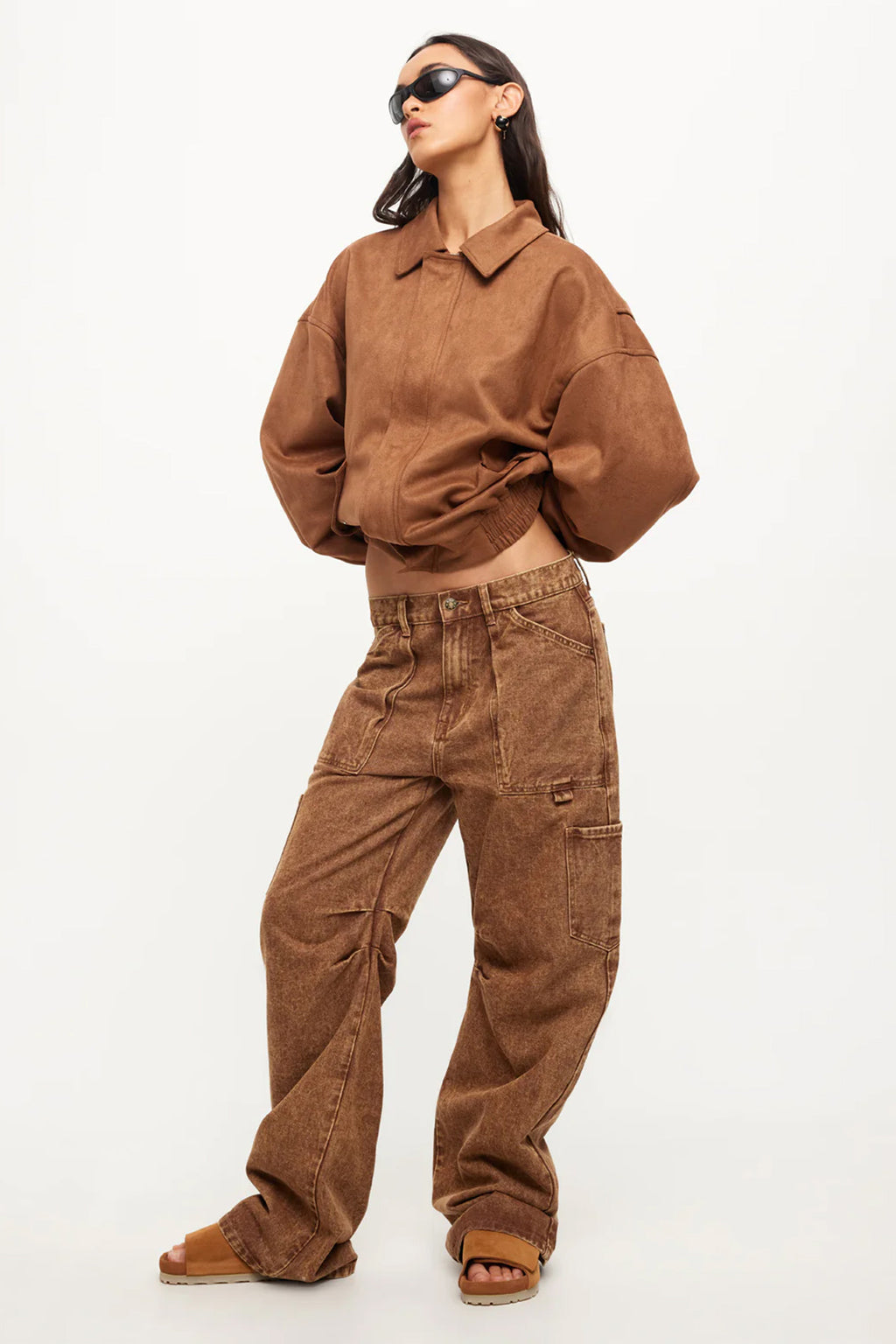 LIONESS Miami Vice Jeans Stone Wash by Selfie Leslie