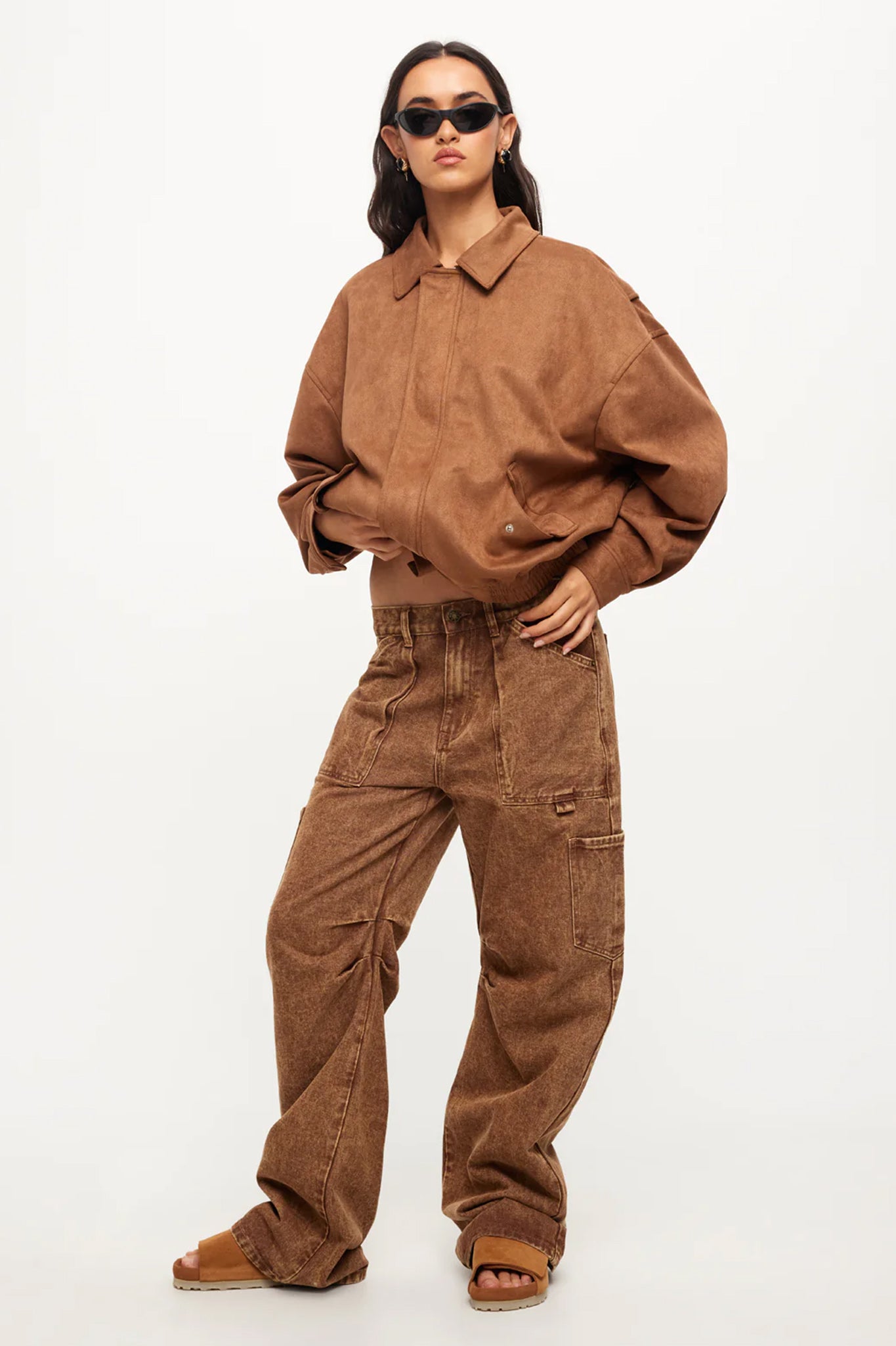 LIONESS Miami Vice Jeans Stone Wash by Selfie Leslie