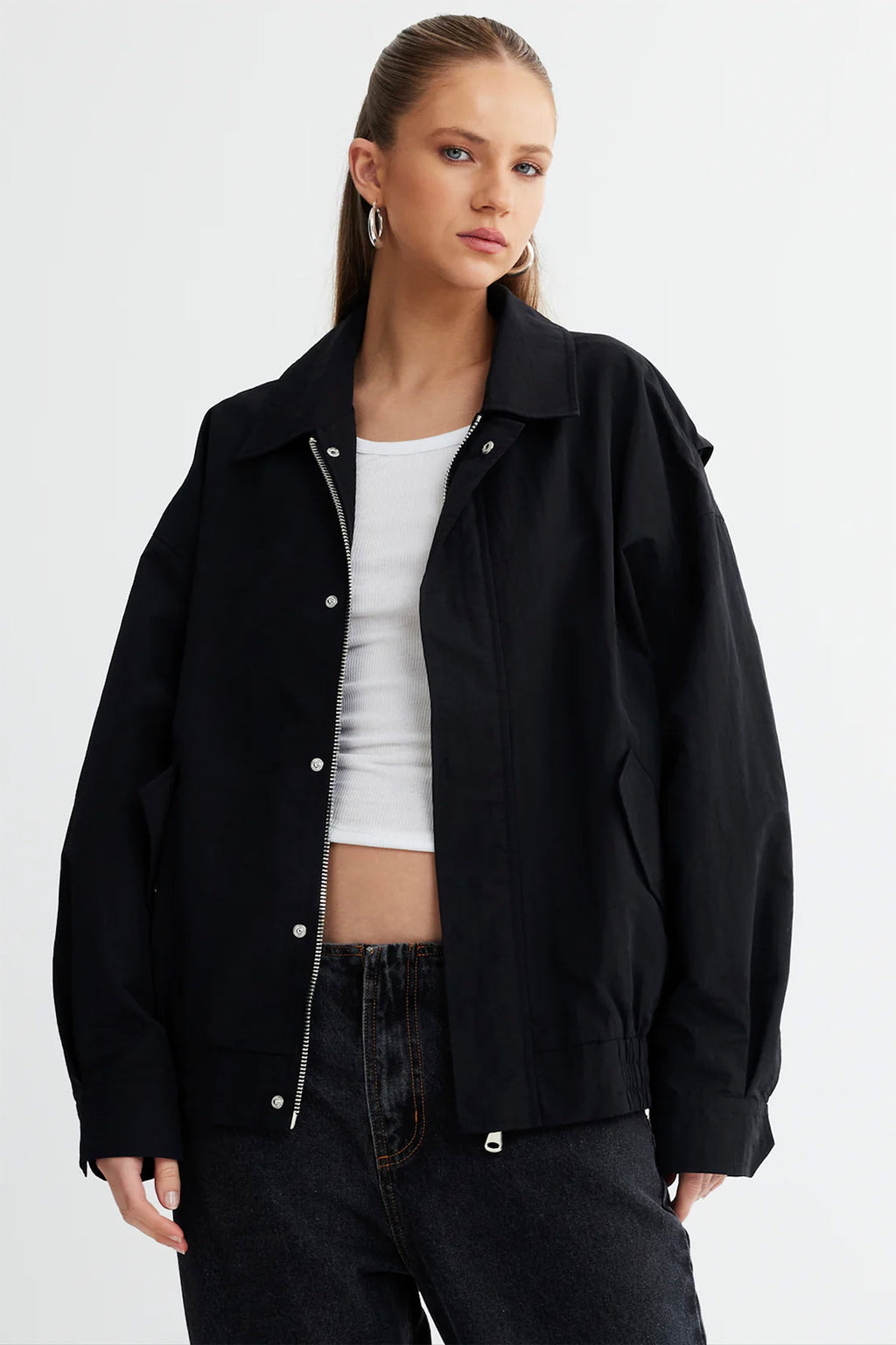 LIONESS Kenny Bomber Onyx by Selfie Leslie