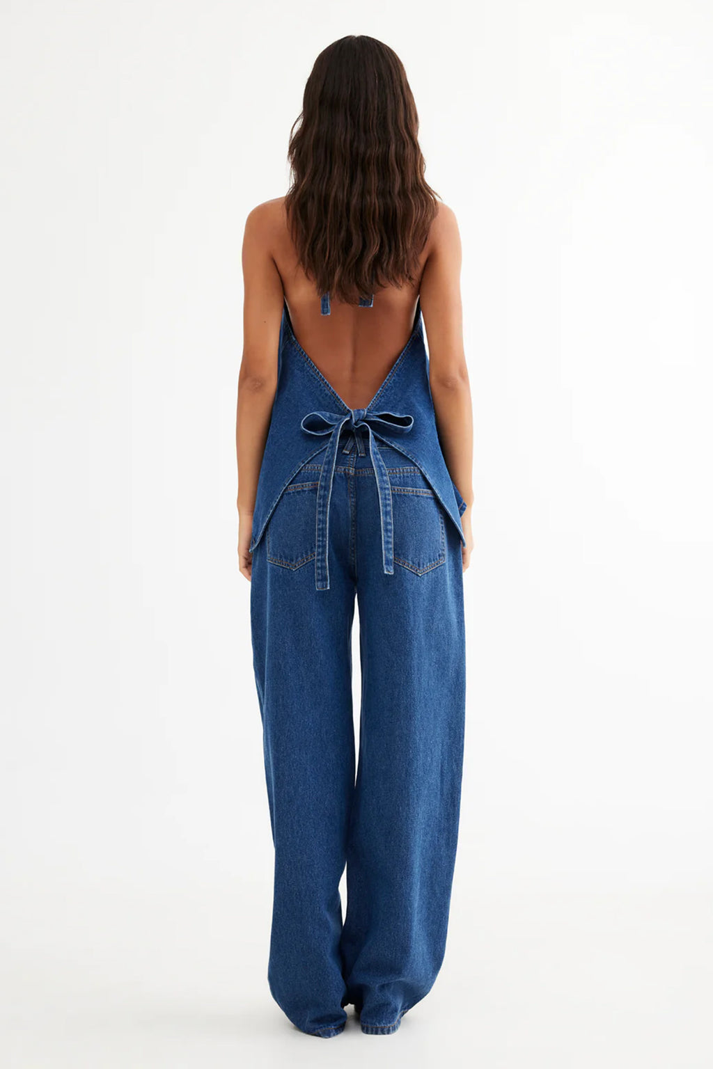 LIONESS Hills Halter Dark Denim by Selfie Leslie