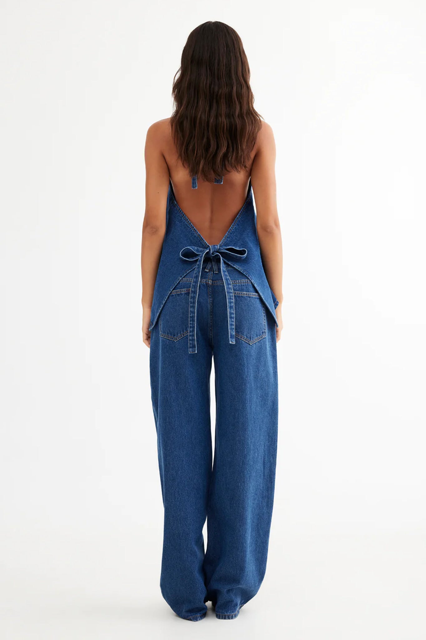 LIONESS Hills Halter Dark Denim by Selfie Leslie