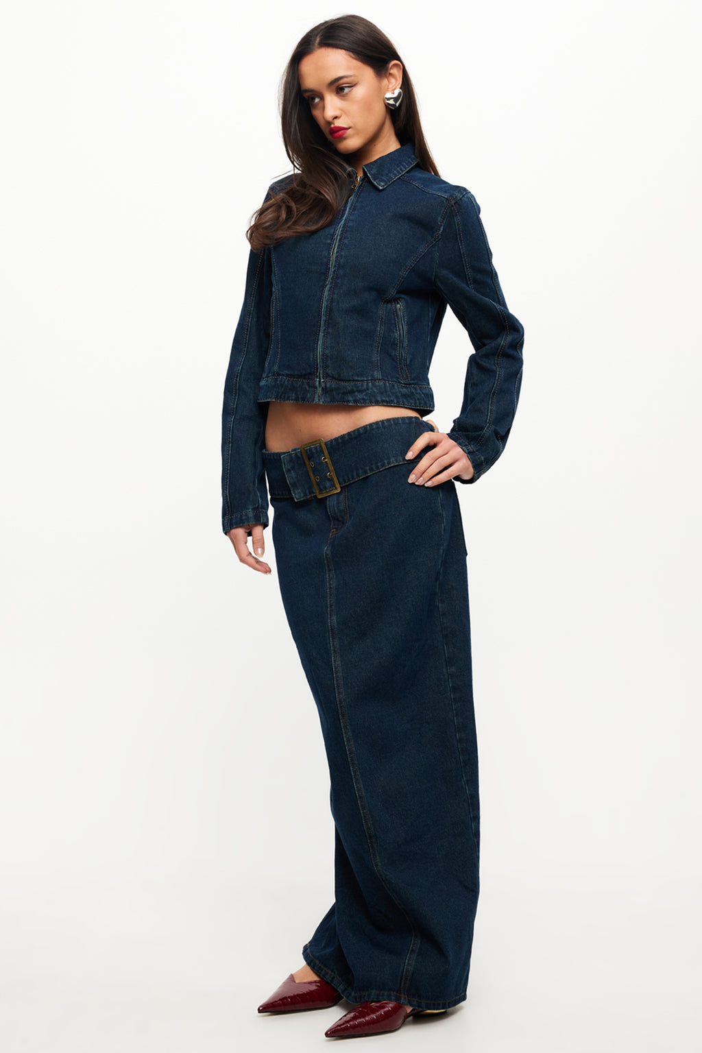 Lioness Uma Denim Jacket Denim Blue by Selfie Leslie
