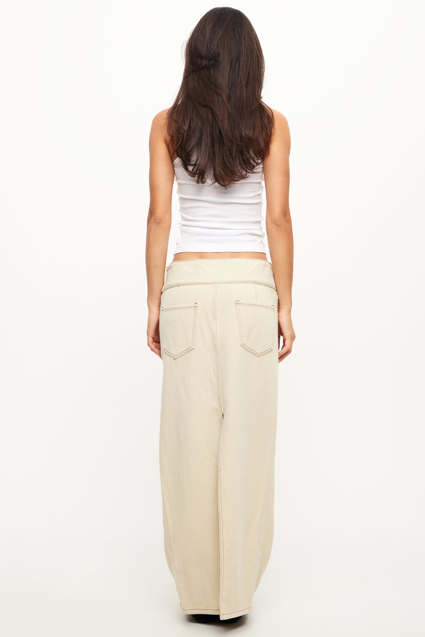 Lioness Uma Denim Midi Ecru by Selfie Leslie