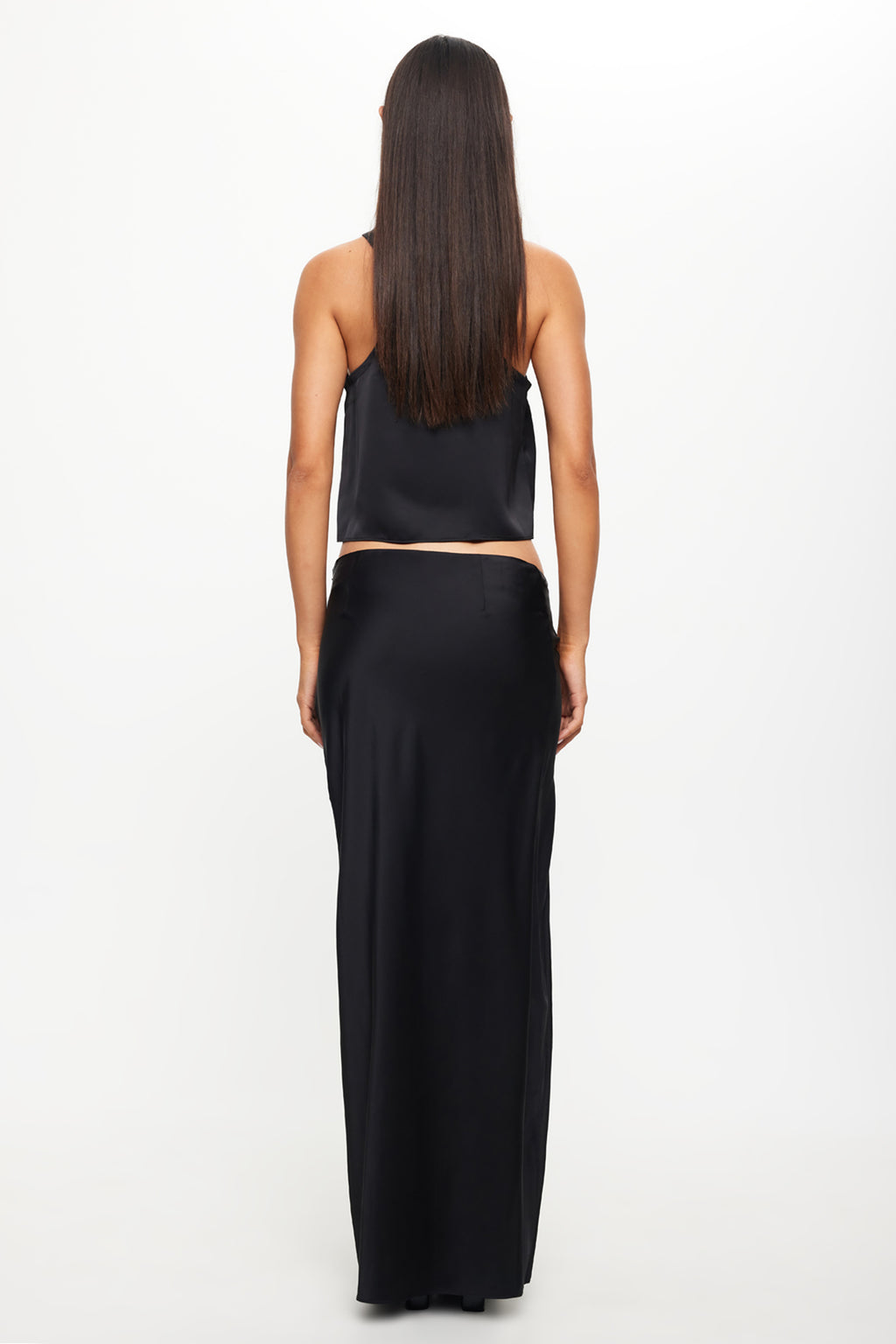 LIONESS Mariah Maxi Skirt Onyx by Selfie Leslie