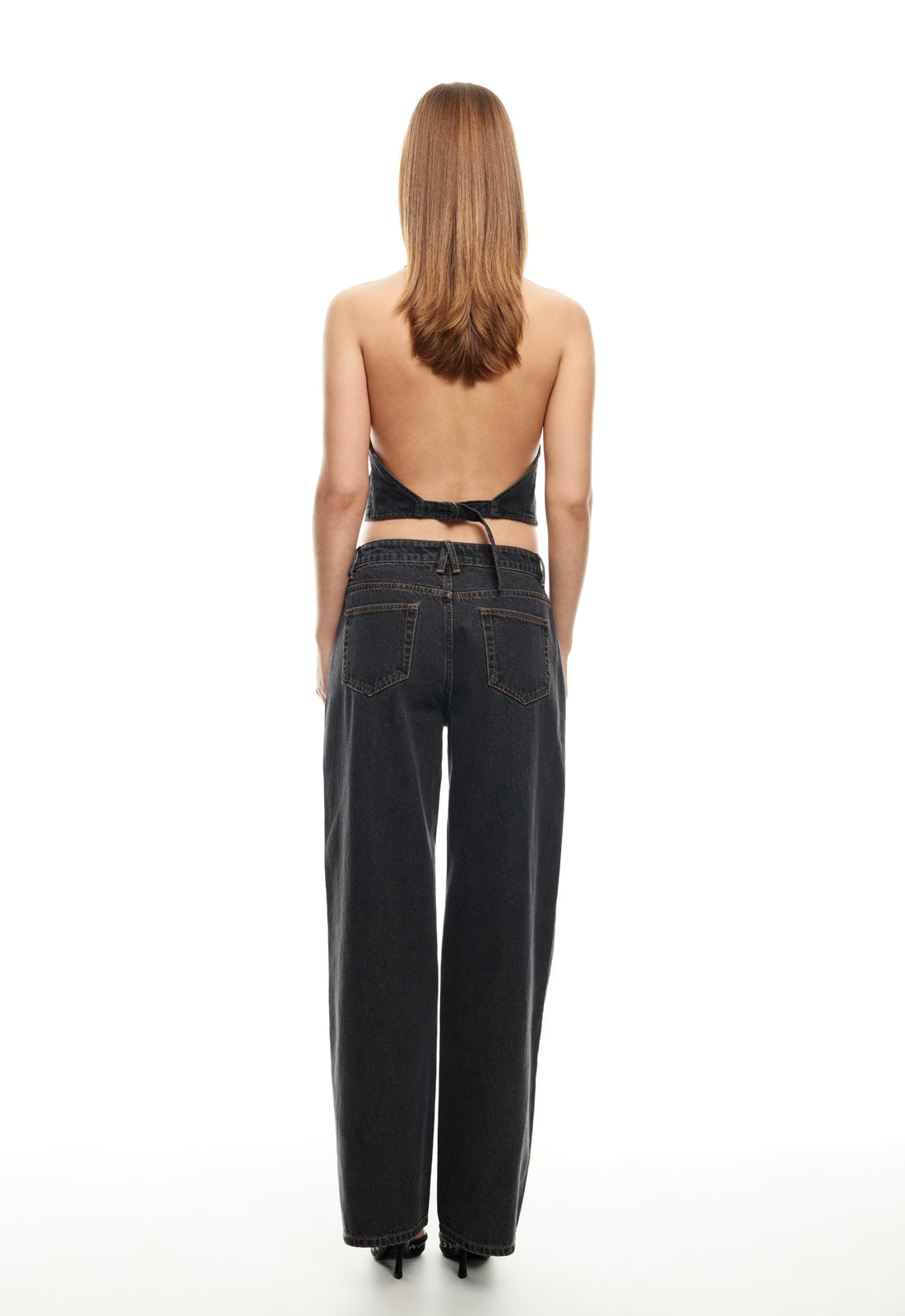 LIONESS Je Suis Halter Charcoal by Selfie Leslie