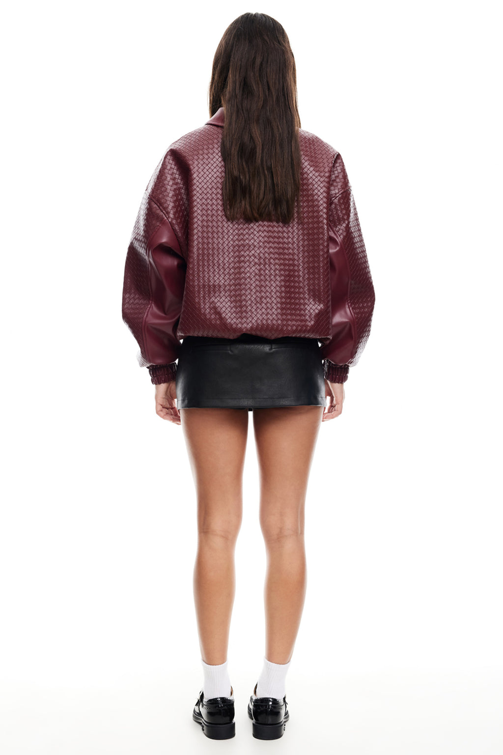 LIONESS Kenny Bomber Burgundy by Selfie Leslie
