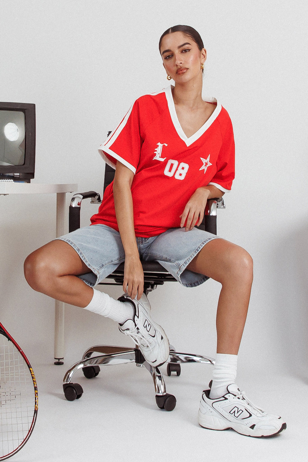 LIONESS SPECTATE TOP RED by Selfie Leslie
