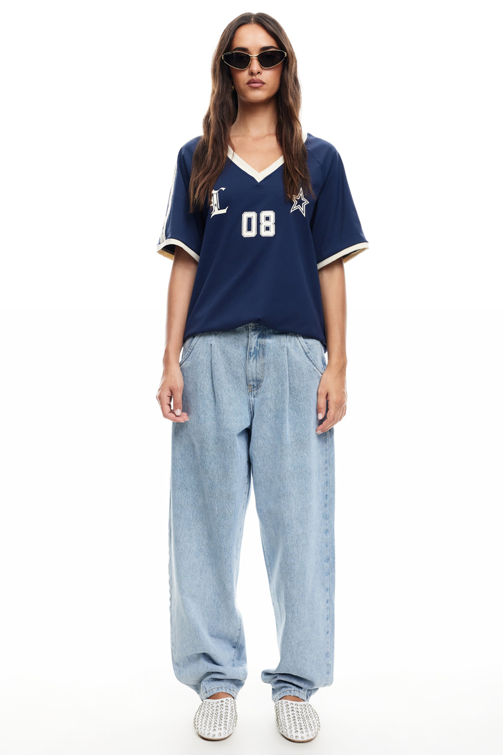 LIONESS SPECTATE TOP INDIGO by Selfie Leslie