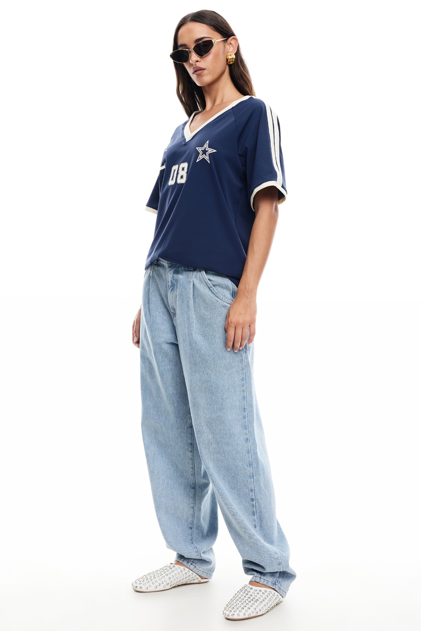 LIONESS SPECTATE TOP INDIGO by Selfie Leslie