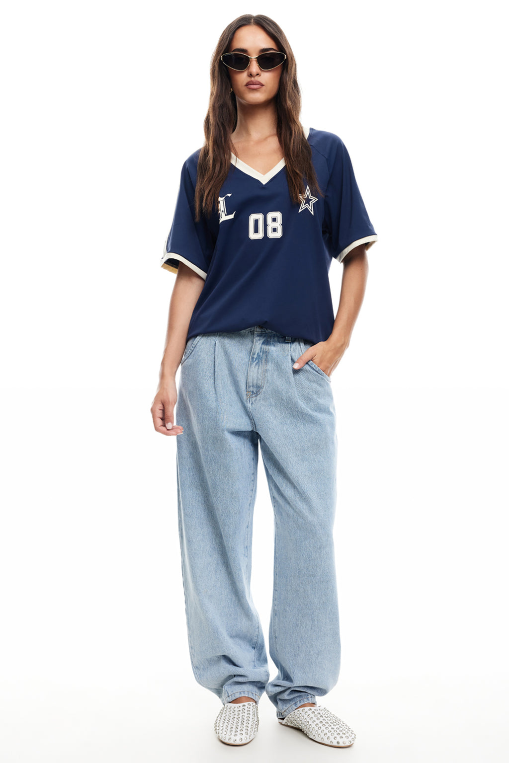 LIONESS SPECTATE TOP INDIGO by Selfie Leslie