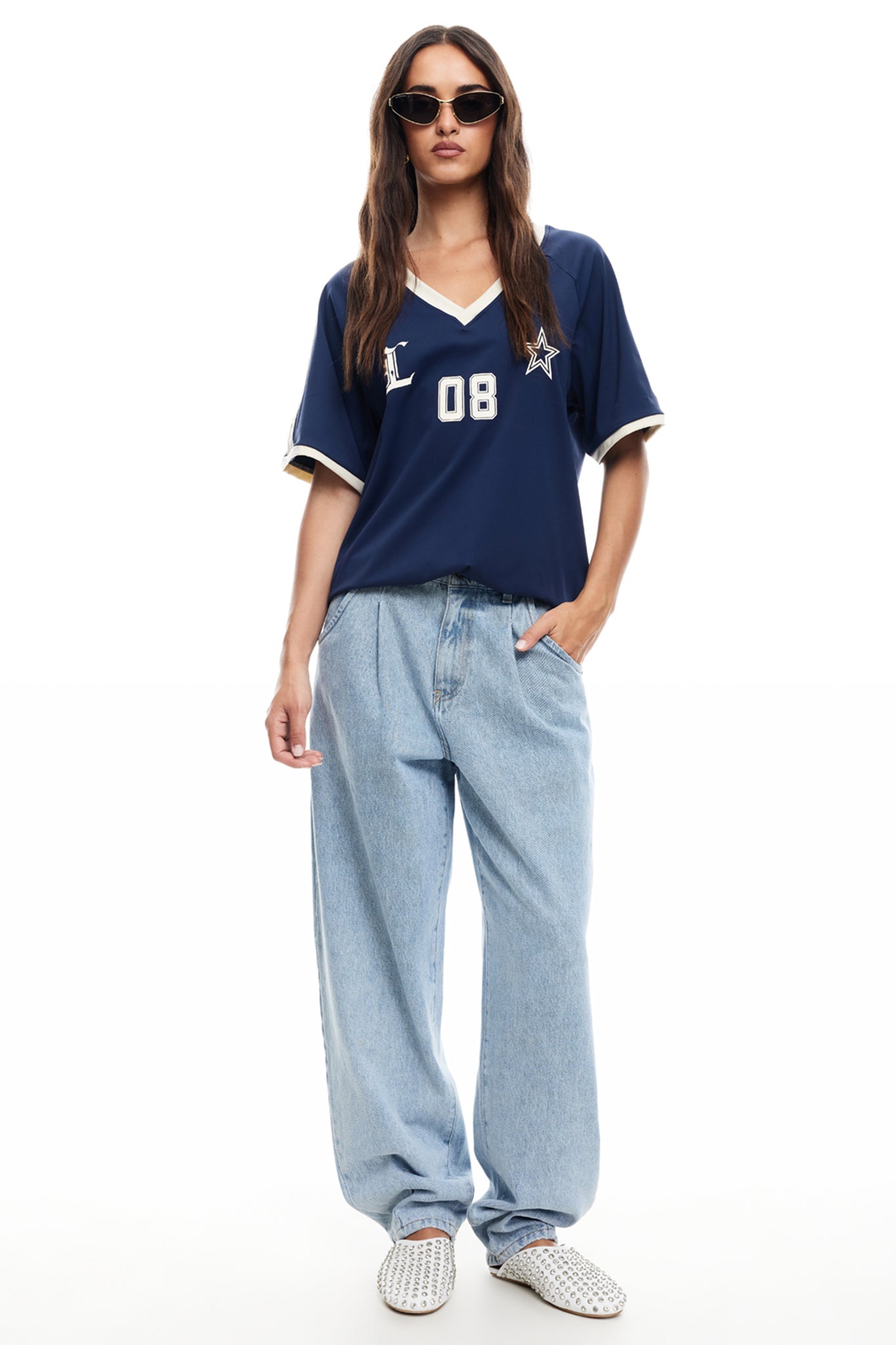 LIONESS SPECTATE TOP INDIGO by Selfie Leslie
