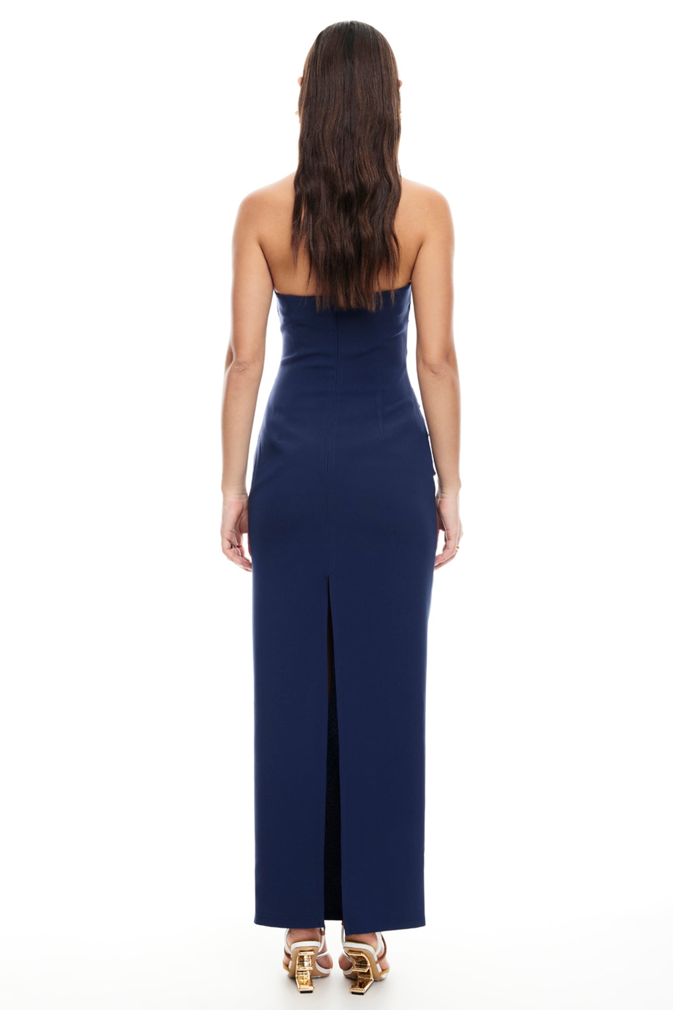 knee length dresses for ladies LIONESS 1999 Maxi Dress Navy