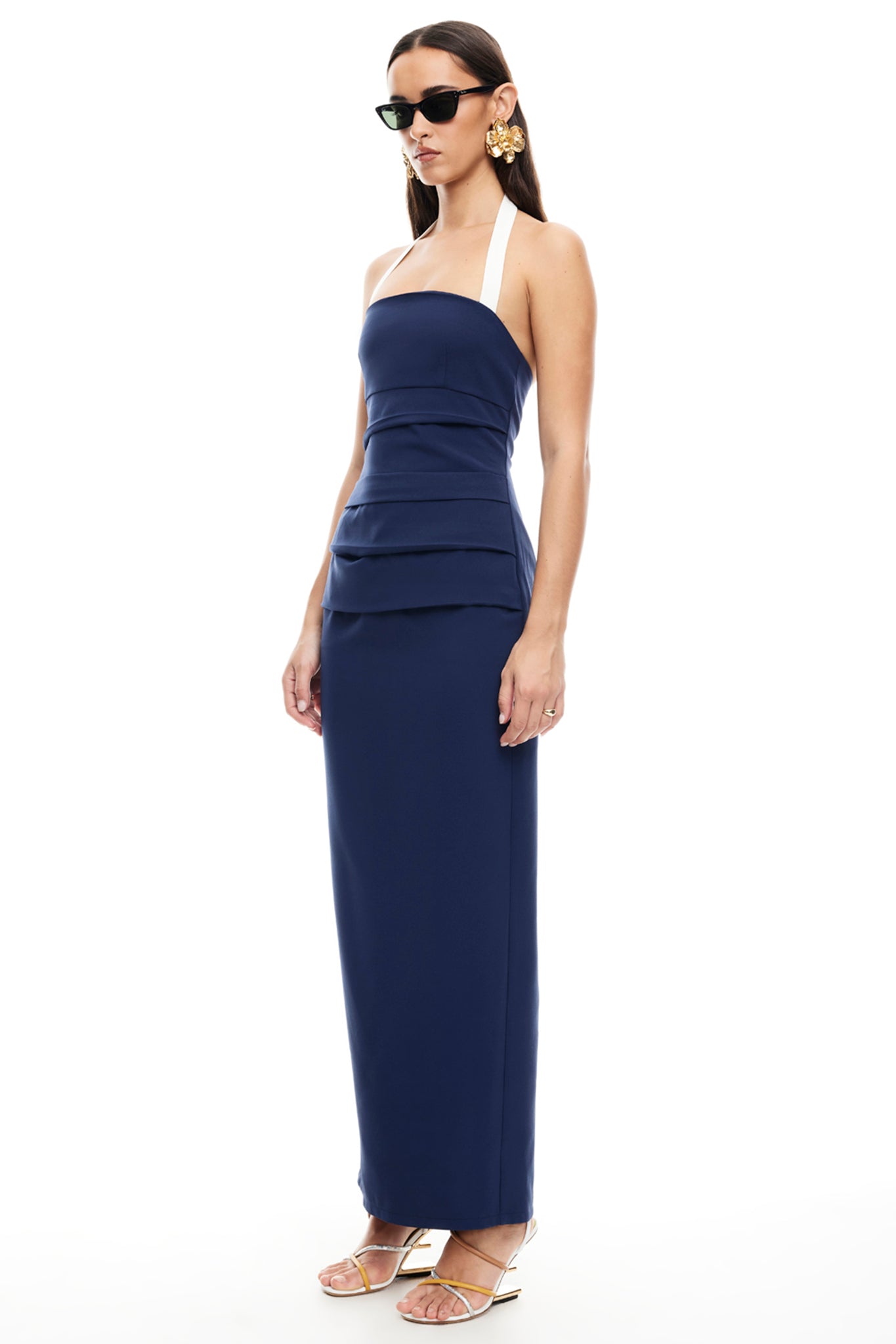 LIONESS 1999 Maxi Dress Navy by Selfie Leslie