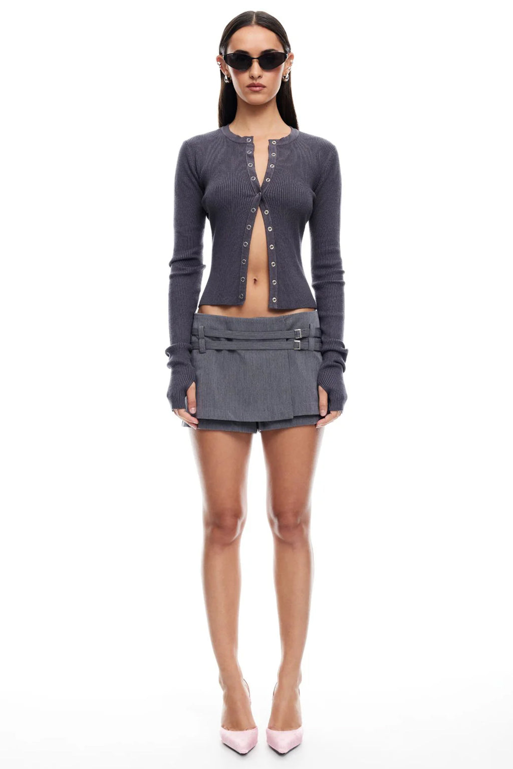 LIONESS Ivy League Top Charcoal by Selfie Leslie