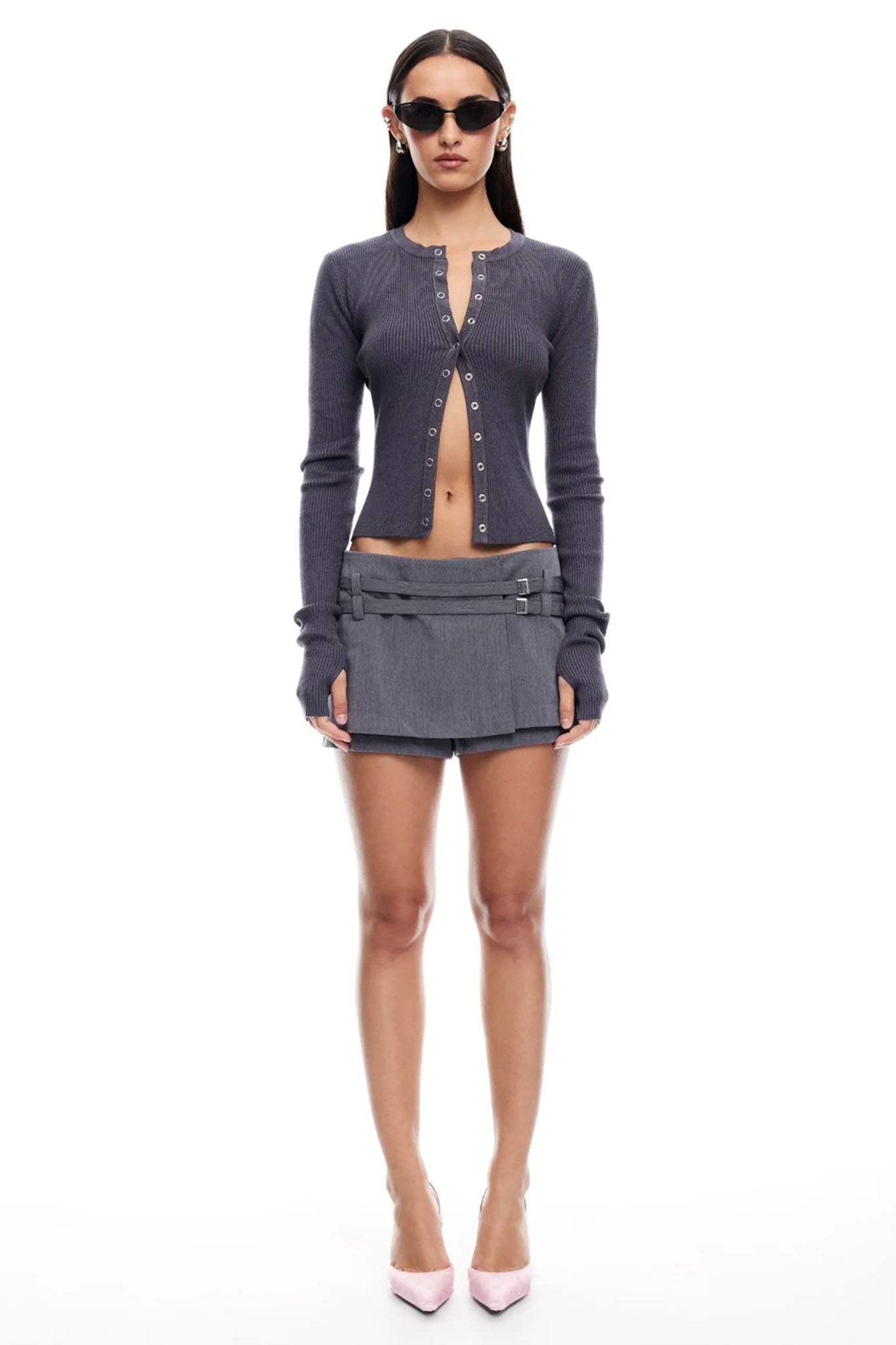 LIONESS Deuce Skort Grey by Selfie Leslie